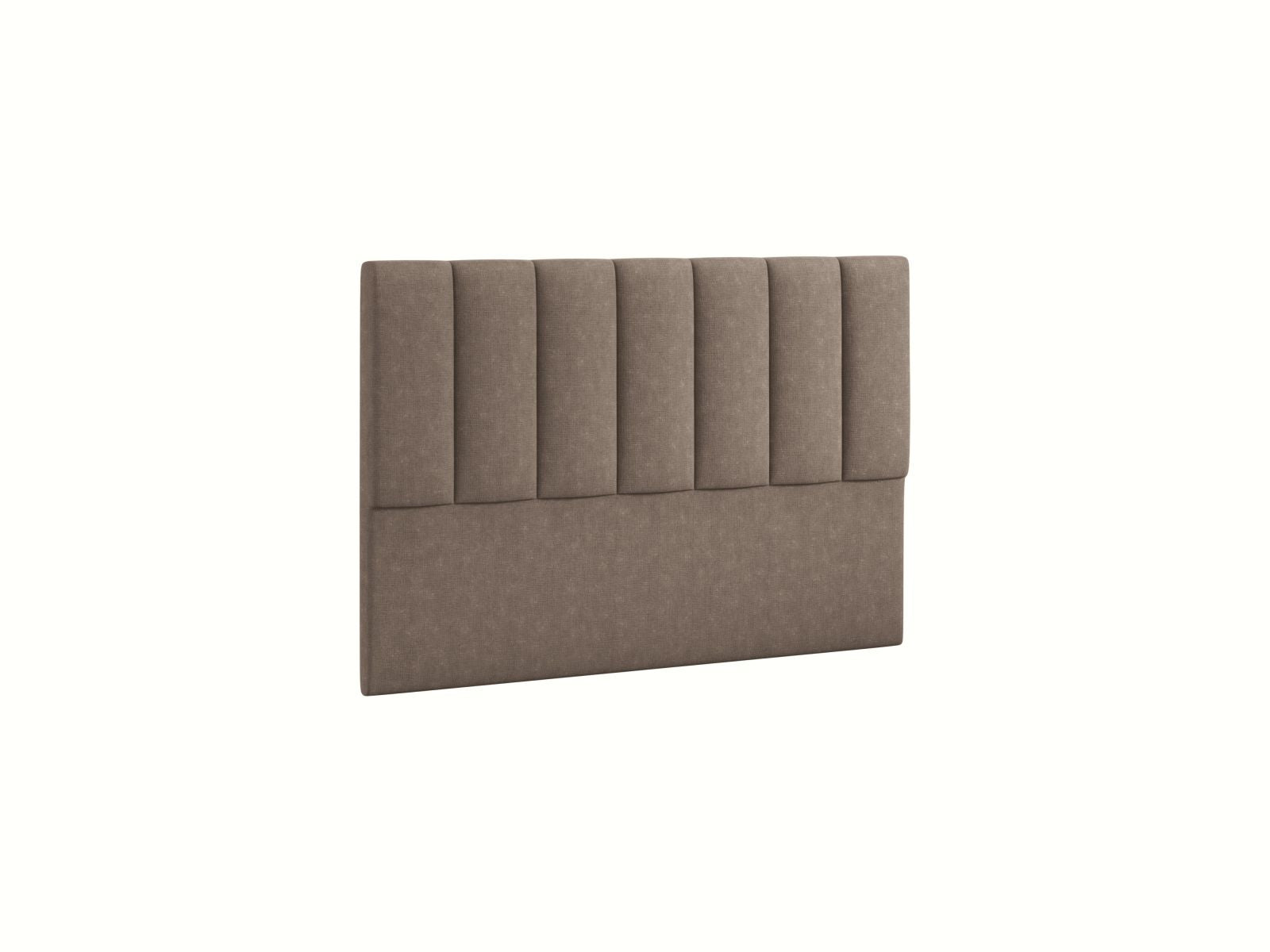 Stilvolles Kopfteil Marl in 140 cm Breite, gefertigt aus hochwertigem Cappuccino-Liberty, perfekt für ein modernes Schlafzimmerdesign.
