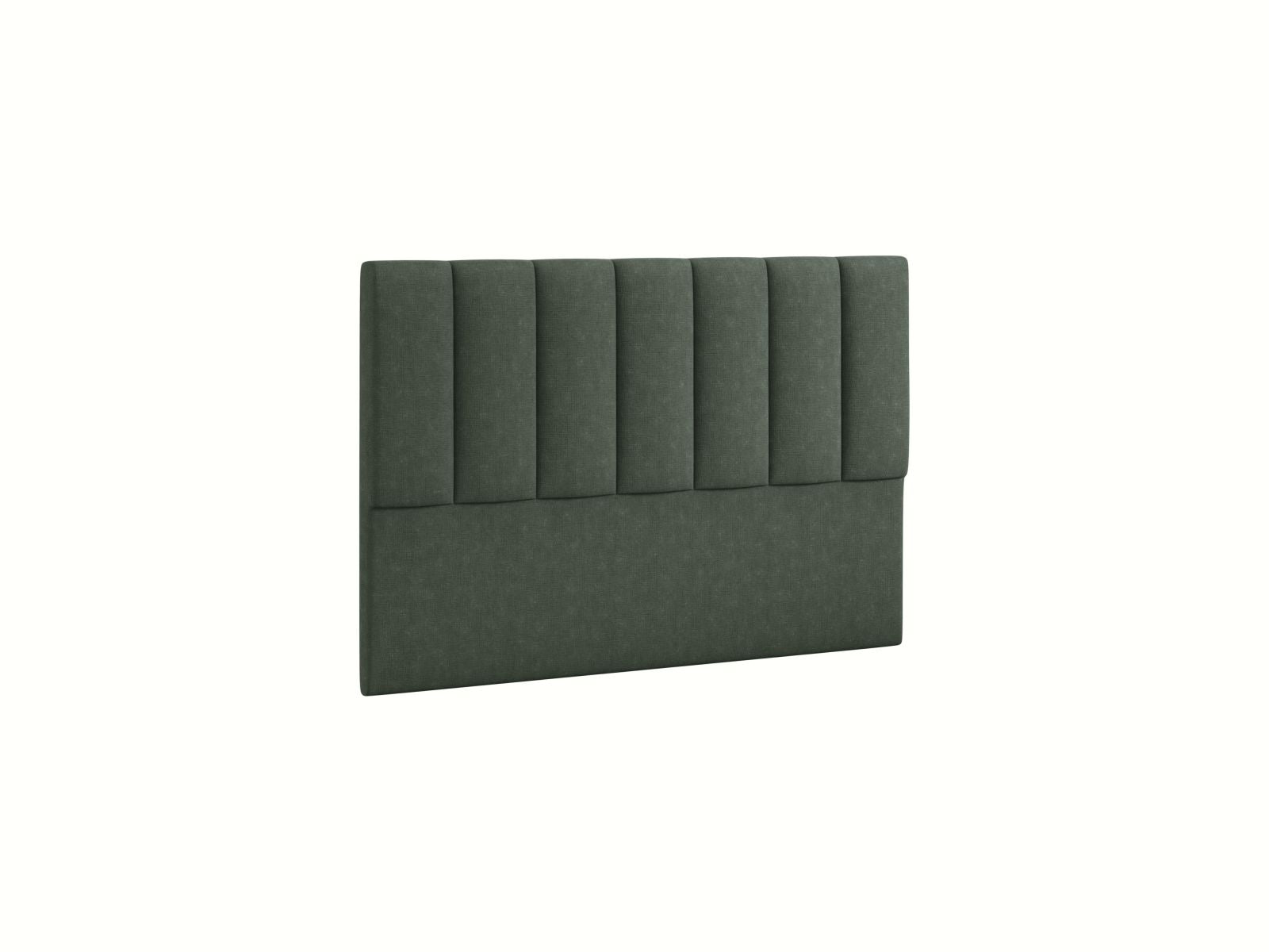 Stilvolles Kopfteil Marl in Moosgrün, 140 cm, perfekt für eine moderne Schlafzimmeratmosphäre und geschmackvolle Einrichtungselemente.