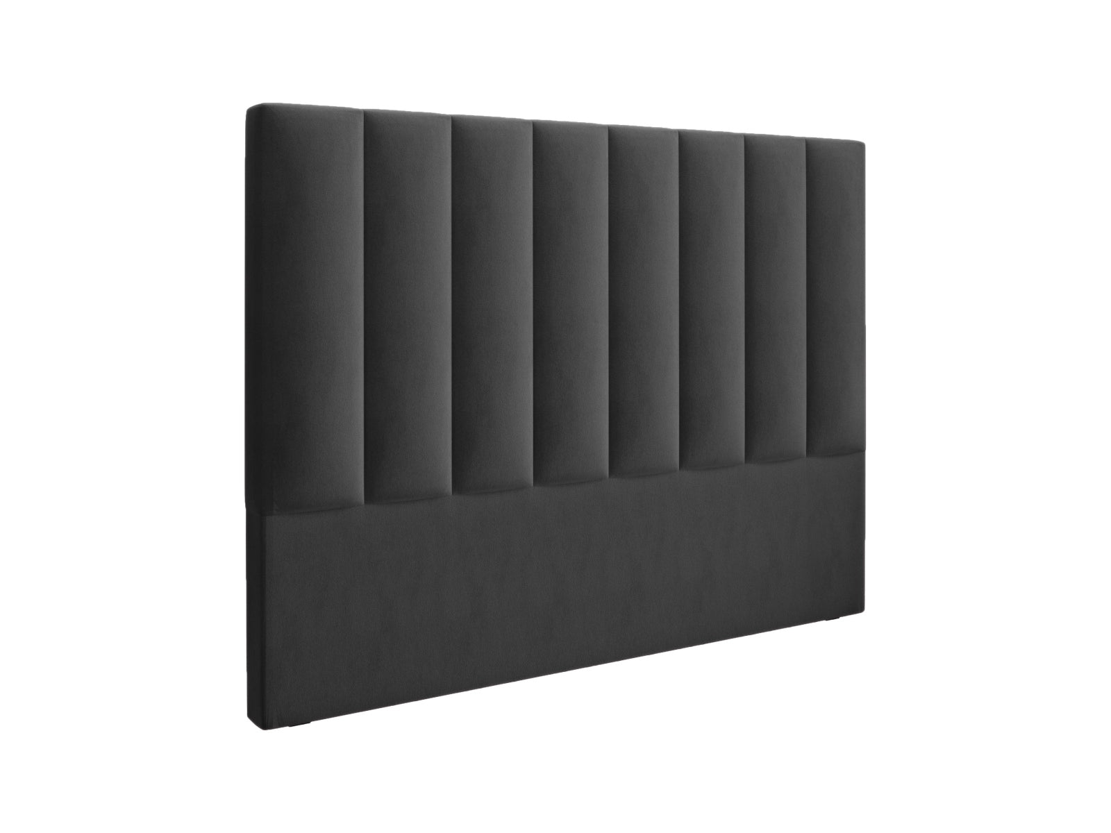 Marl Velour Headboard  in Dark Grey präsentiert im Onlineshop von KAQTU Design AG. Zubehör Bett ist von Micadoni