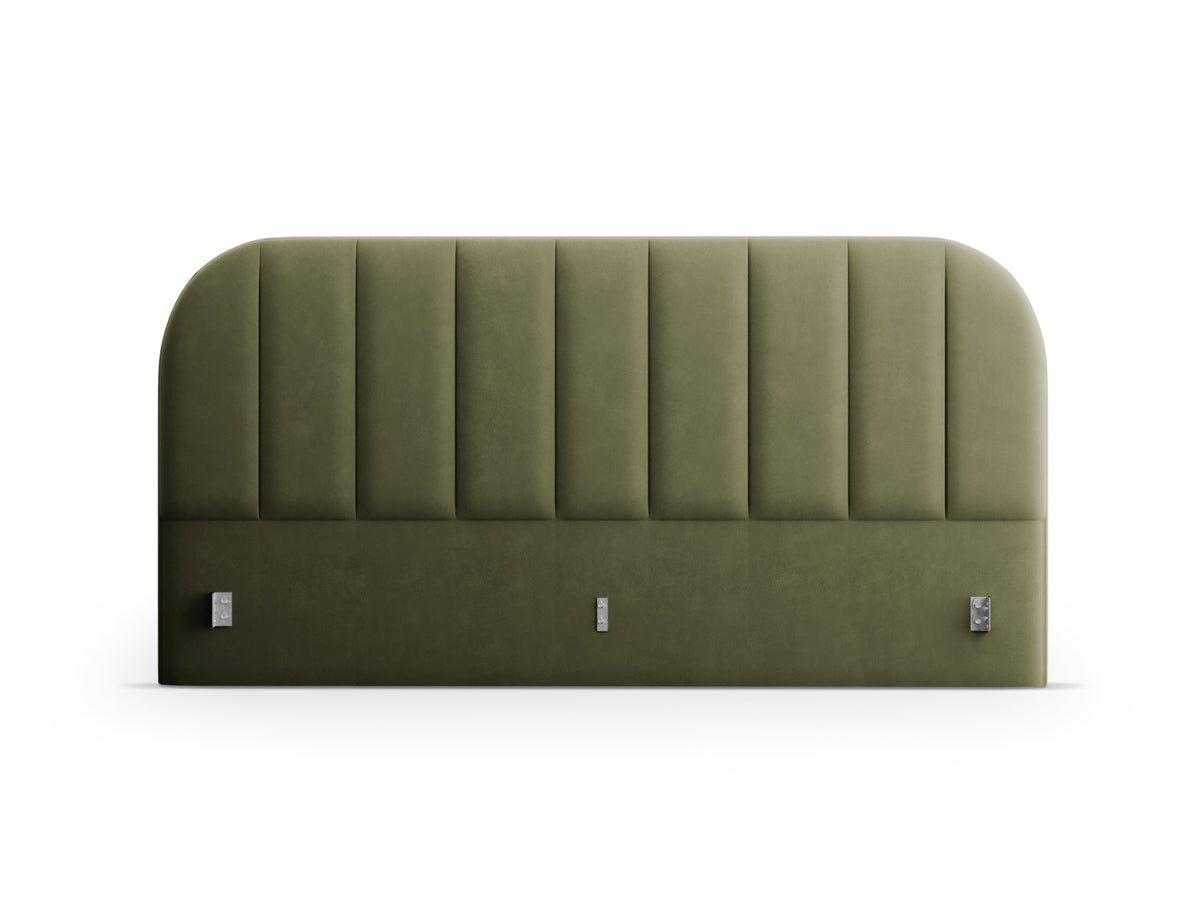 Billy Velour Headboard in Green-Bluvel präsentiert im Onlineshop von KAQTU Design AG. Kopfteile ist von Micadoni