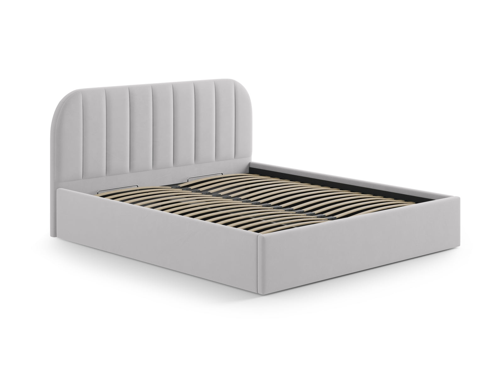 Billy Velour Headboard  in Silver präsentiert im Onlineshop von KAQTU Design AG. Zubehör Bett ist von Micadoni
