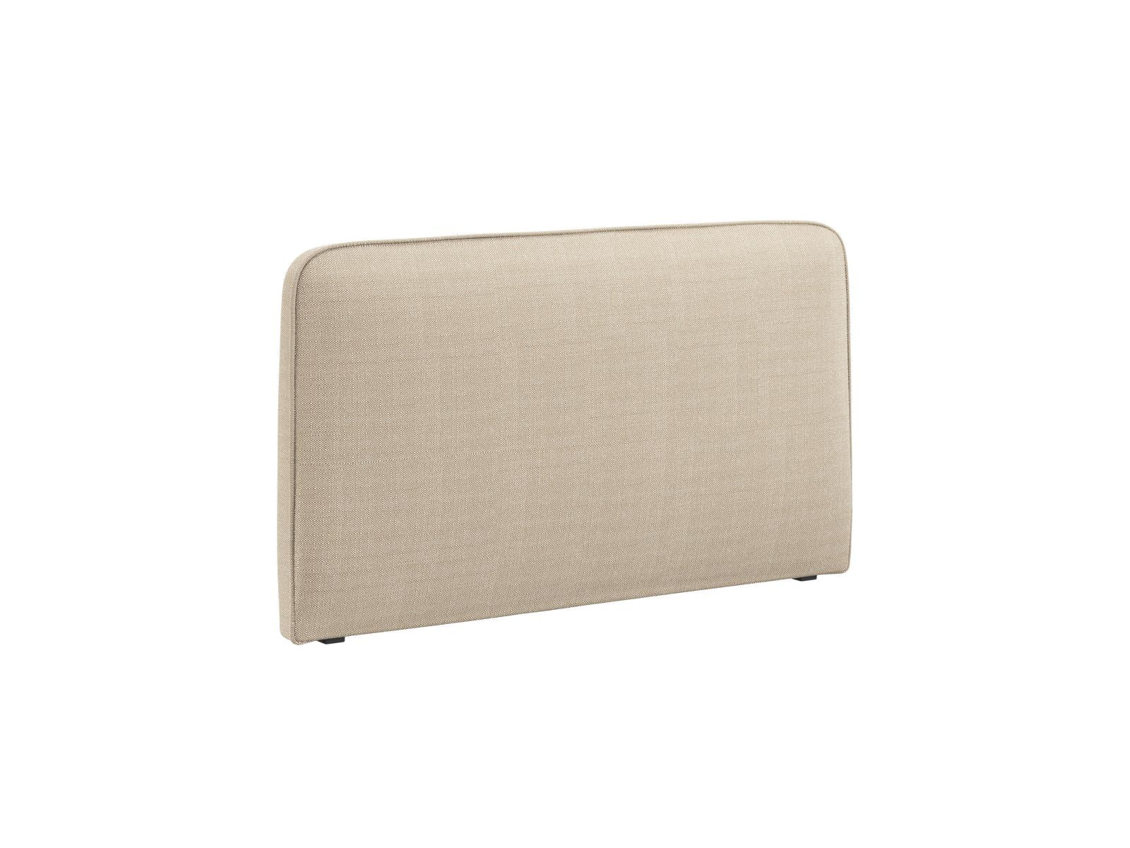 Elegantes Kopfteil Jamie in sanftem Beige, ideal für ein stilvolles Schlafzimmer. Hochwertige Verarbeitung von Micadoni.