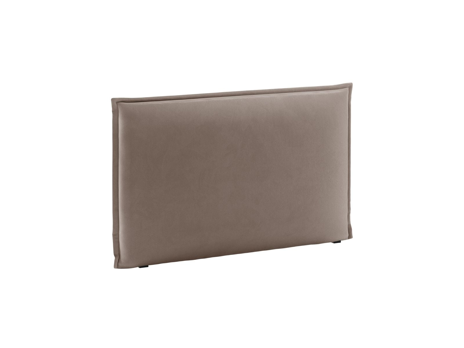 Elegantes Kopfteil Monica in Warm Grey, 140 cm breit, ideal für stilvolle Schlafzimmergestaltung. Hochwertige Verarbeitung von Micadoni.