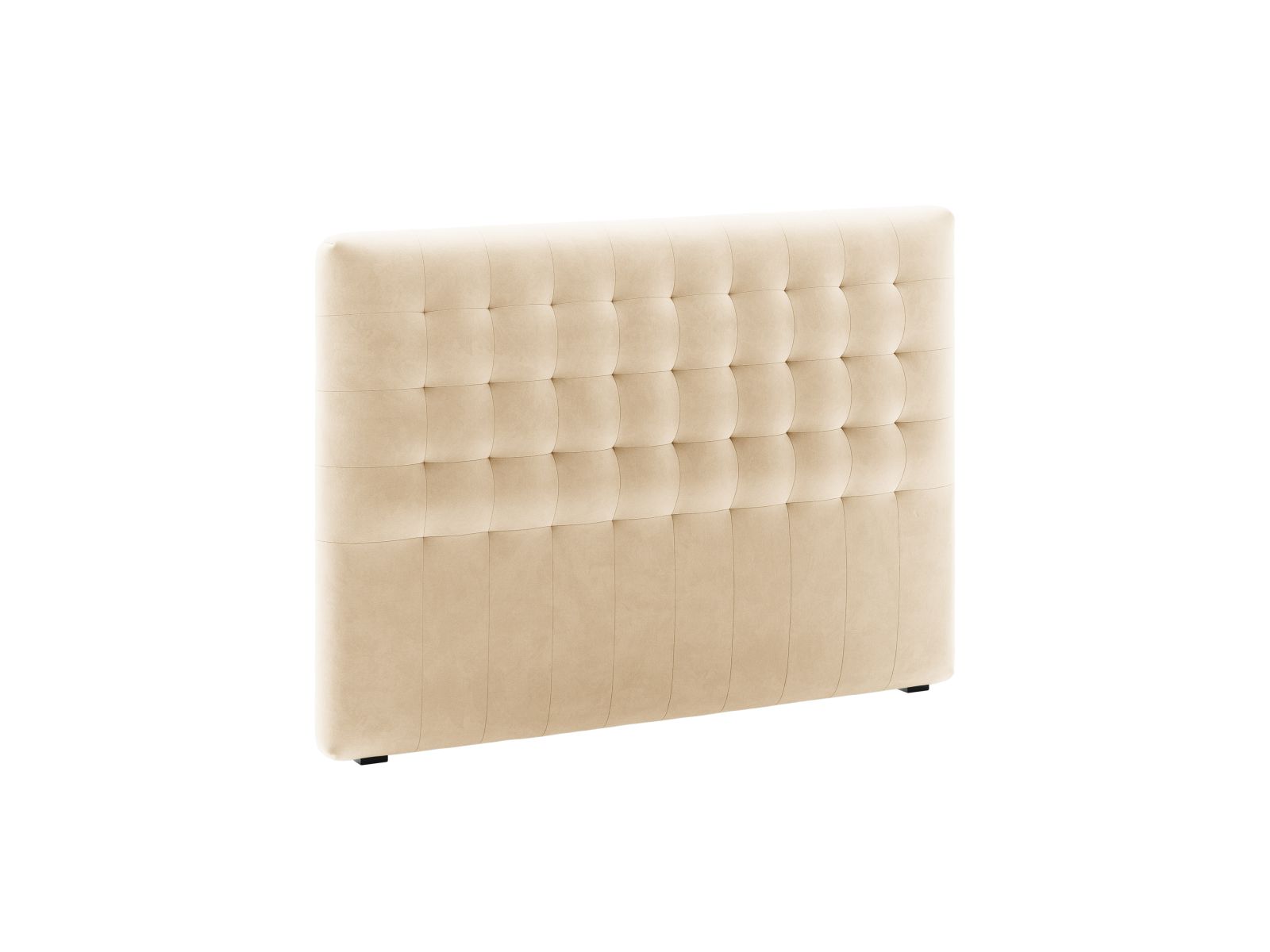 Elegantes Kopfteil Nova in sanftem Nude-Ton, ideal für stilvolle Schlafzimmergestaltung. Hochwertige Verarbeitung von Micadoni.