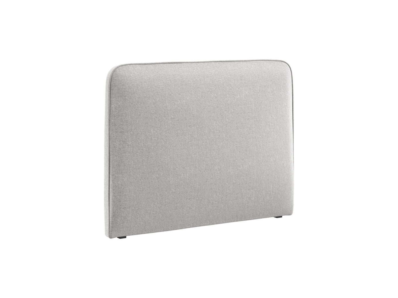 Stylisches Kopfteil Jamie in zartem Hellgrau, perfekt für 140 cm Betten, verleiht jedem Schlafzimmer einen modernen und eleganten Look.