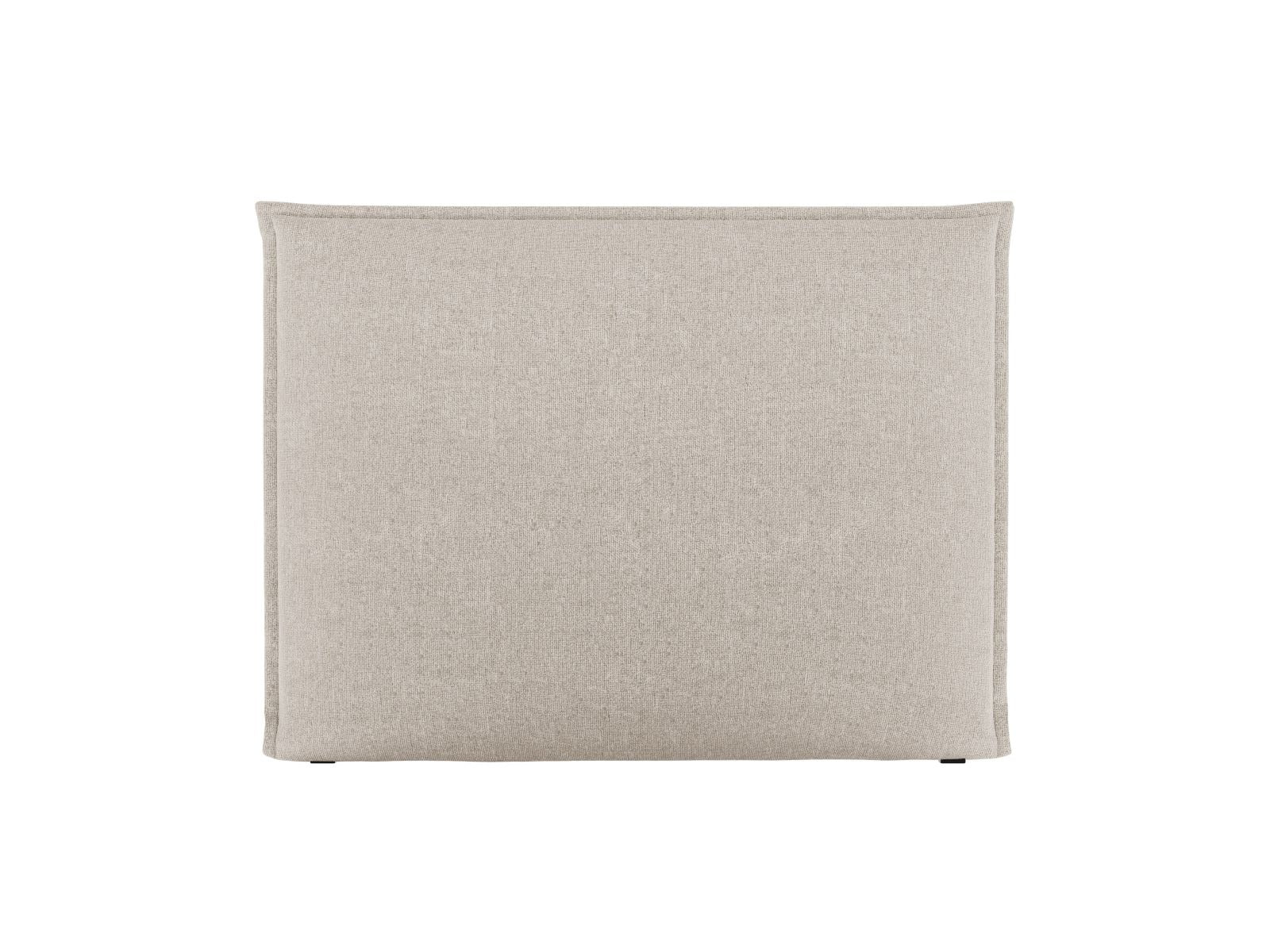 Elegantes Kopfteil Monica in sanftem Dunkelbeige, 140 cm, ideal für stilvolle Schlafzimmer. Hochwertige Verarbeitung und modernes Design von Micadoni.