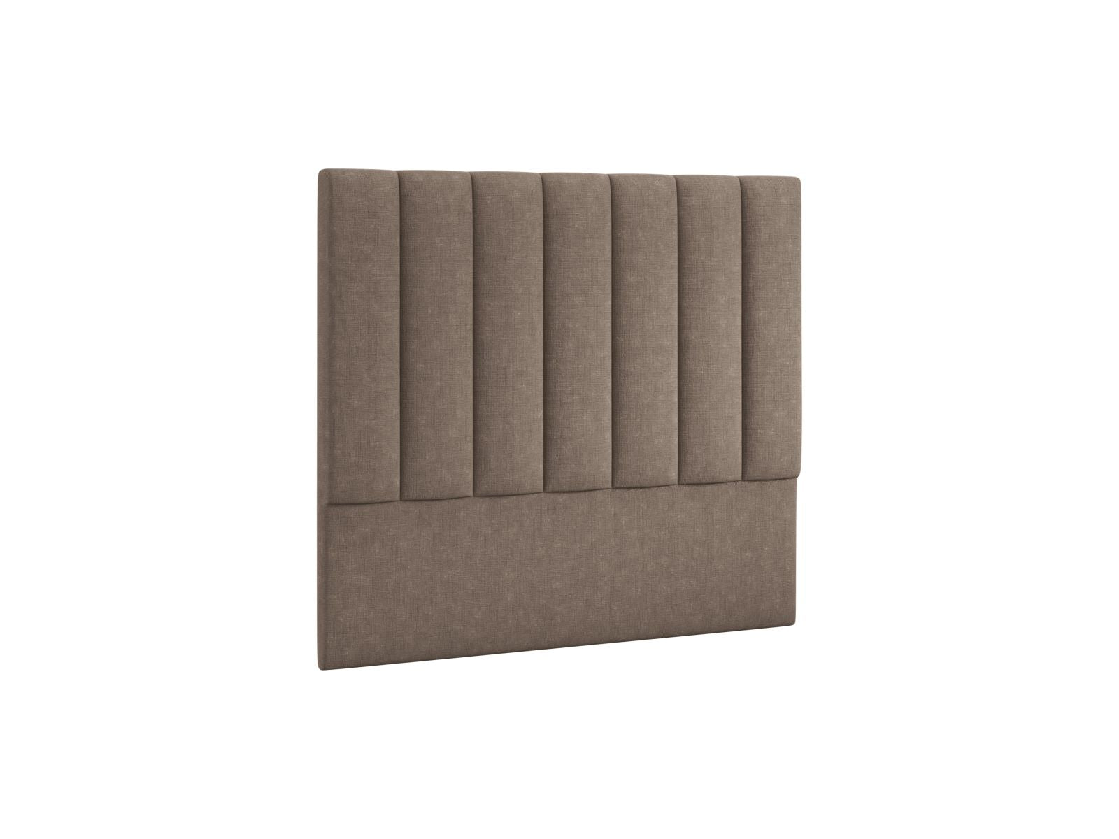 Elegantes Kopfteil Marl in 140 cm Breite, in stilvollem Cappuccino-Liberty, ideal für moderne Schlafzimmergestaltung.