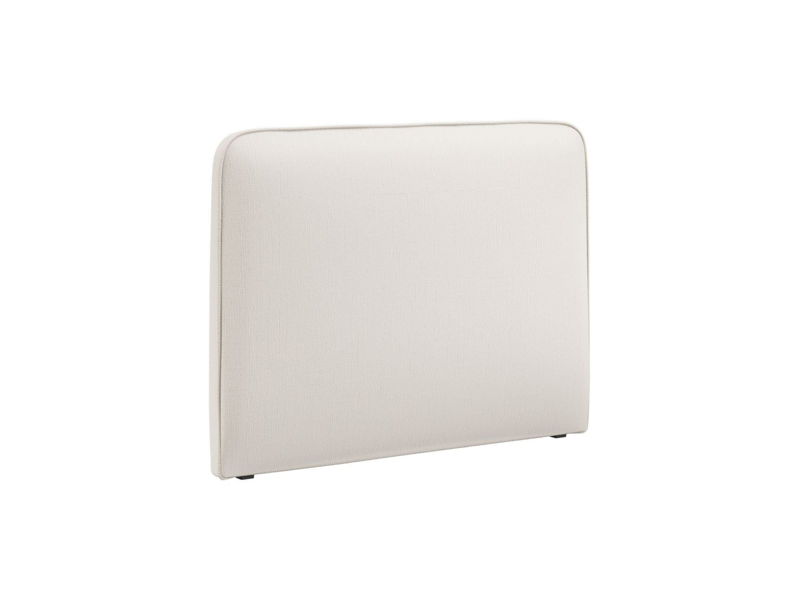 Stilvolles Kopfteil Jamie in 140 cm Breite, modernes Design in White-Babel, perfekt für eine elegante Schlafzimmeratmosphäre von Micadoni.