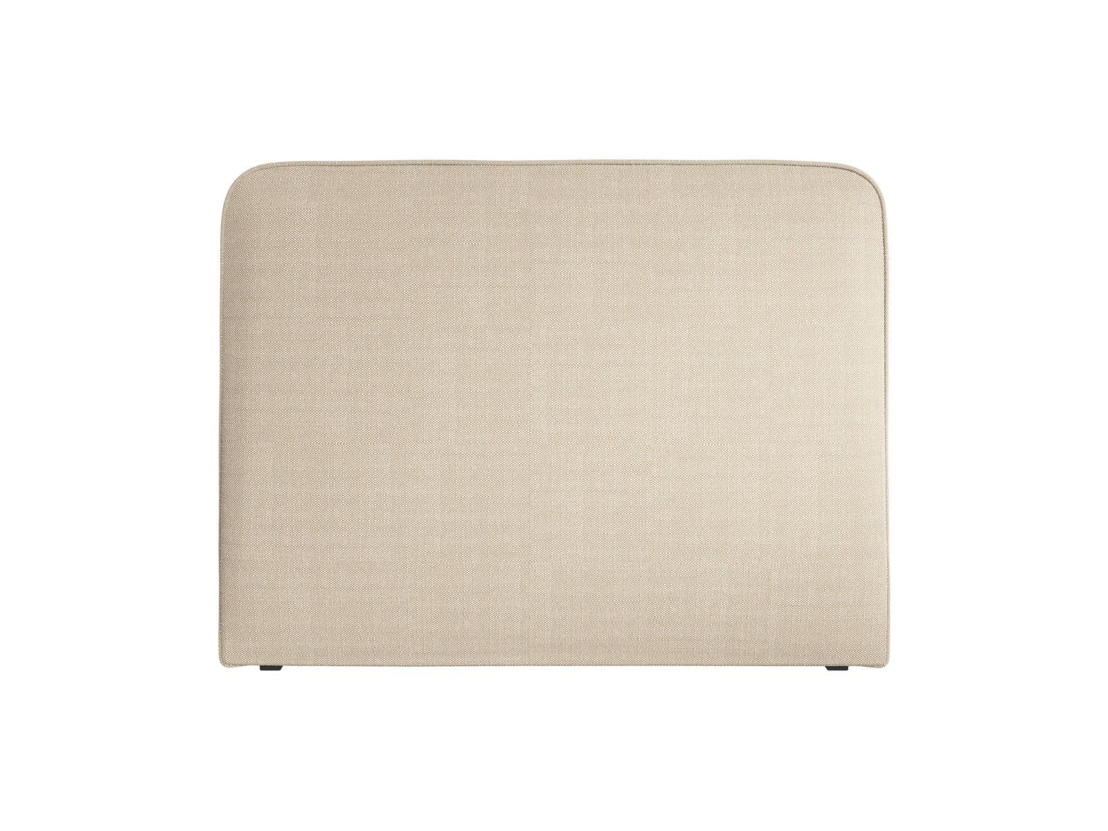 Elegantes Kopfteil Jamie in sanftem Beige, ideal für zeitgemäße Schlafzimmergestaltung. Hochwertige Verarbeitung von Micadoni.