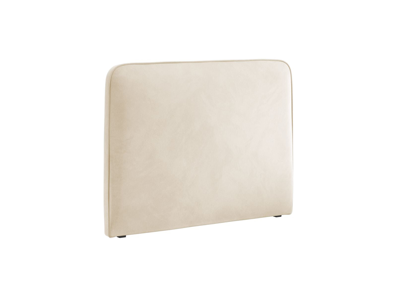 Stilvolles Kopfteil Jamie in zartem Beige, 140 cm breit, perfekt für moderne Schlafzimmer. Hochwertige Materialien und elegantes Design von Micadoni.