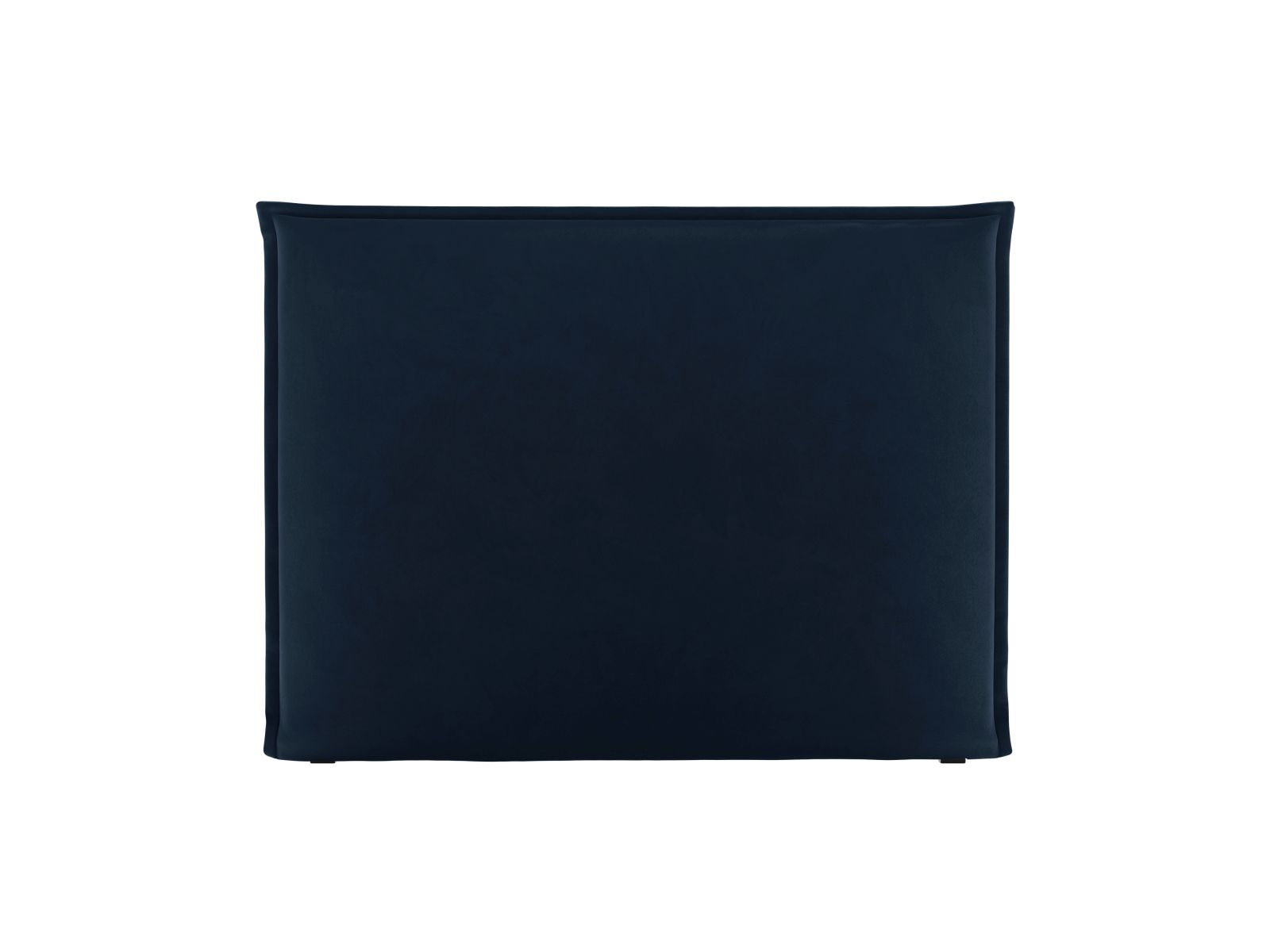 Elegantes Kopfteil Monica in tiefem Blau, 140 cm breit, ideal für zeitgemäße Schlafzimmergestaltung. Hochwertige Verarbeitung von Micadoni.