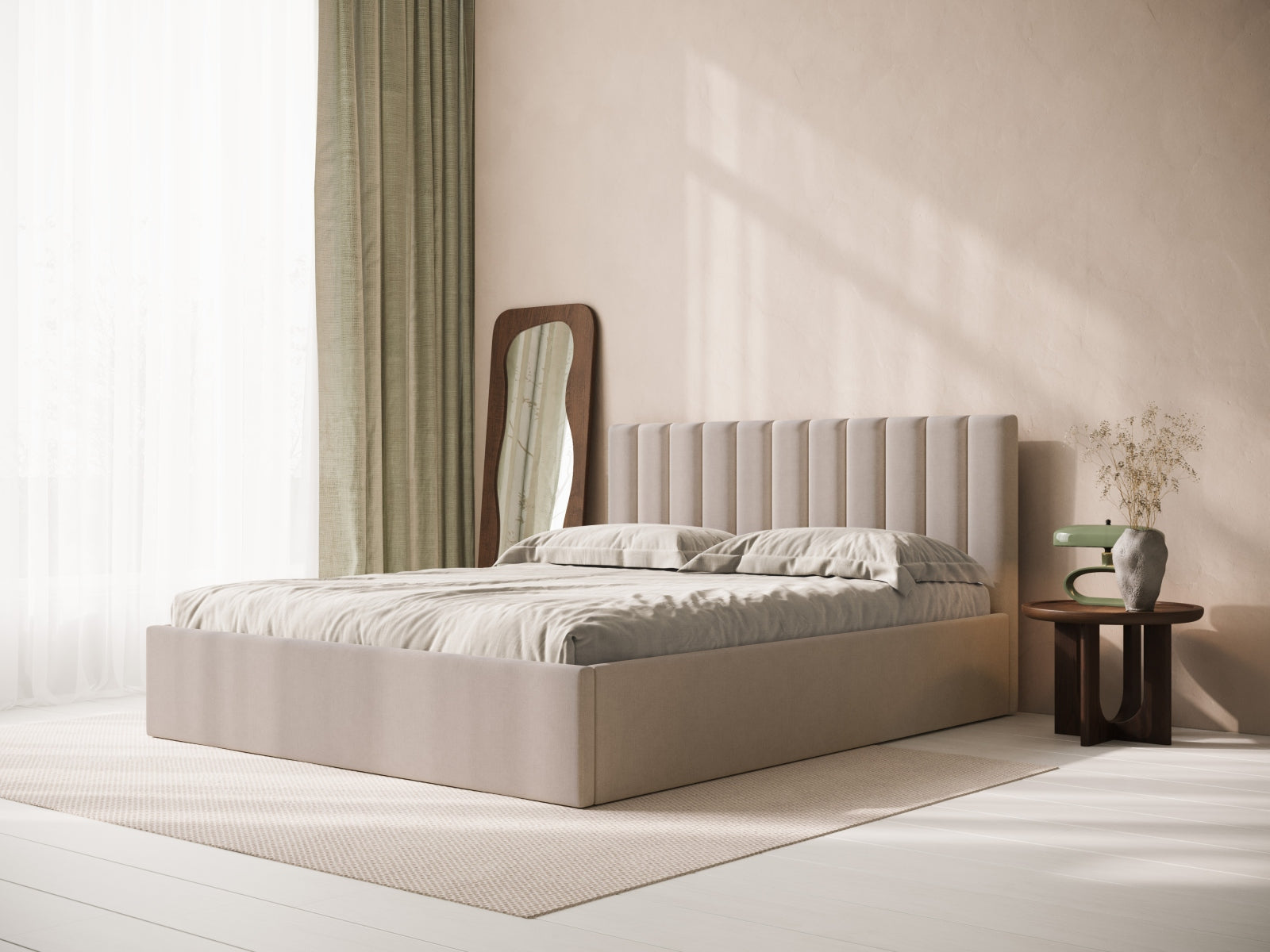 Erleben Sie das Alisson Kopfteil von Micadoni – stilvolles Velours, elegantes Design und unvergleichlicher Komfort für Ihr Schlafzimmer.