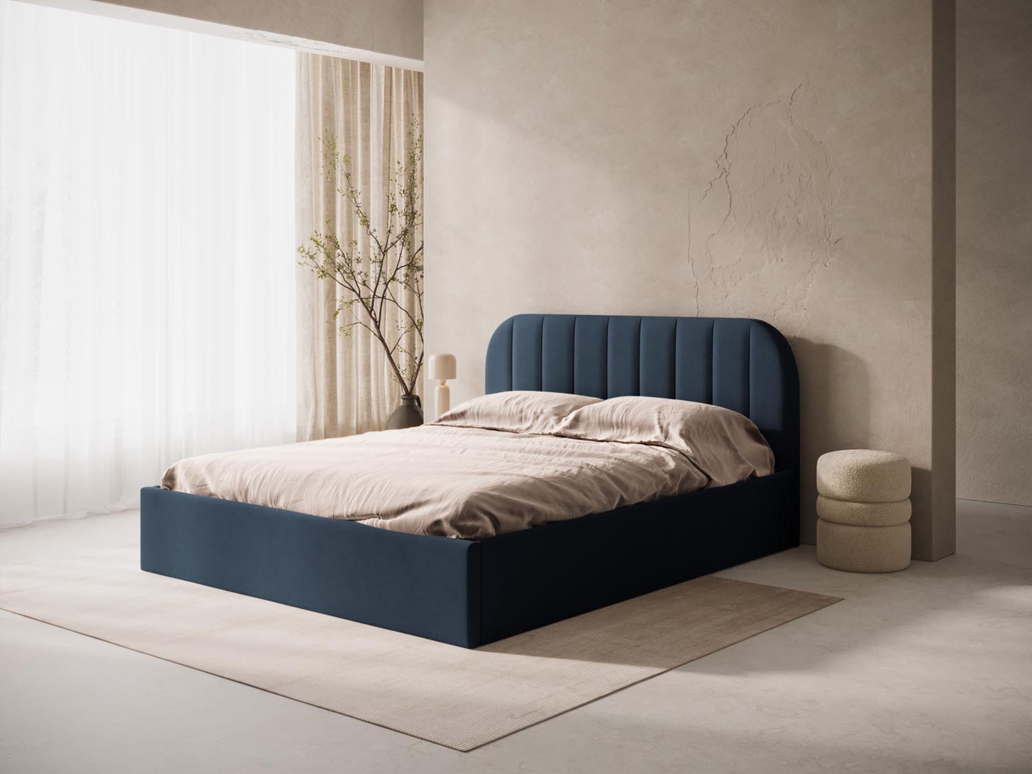 Billy Headboard  in Royal Blue präsentiert im Onlineshop von KAQTU Design AG. Zubehör Bett ist von Micadoni