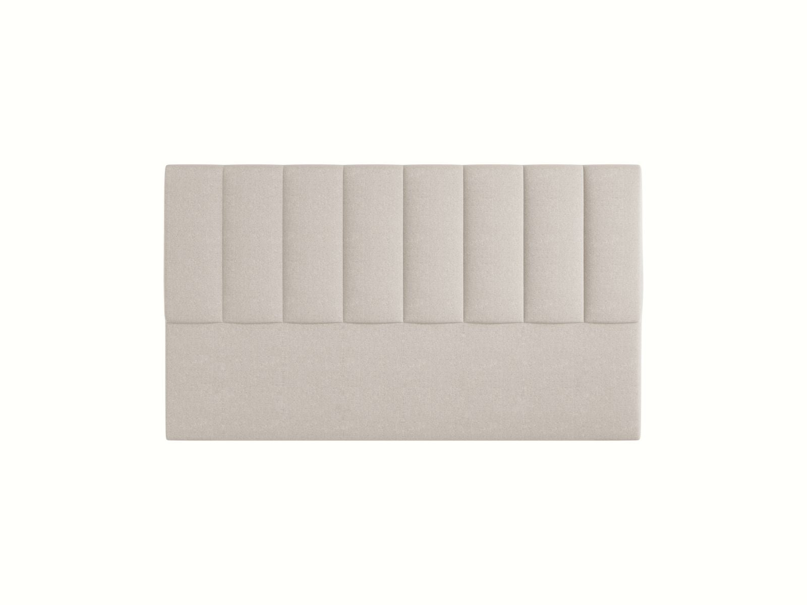 Elegantes Kopfteil Marl in sanftem Dunkelbeige, 160 cm, ideal für stilvolle Schlafzimmer. Hochwertige Verarbeitung und modernes Design von Micadoni.