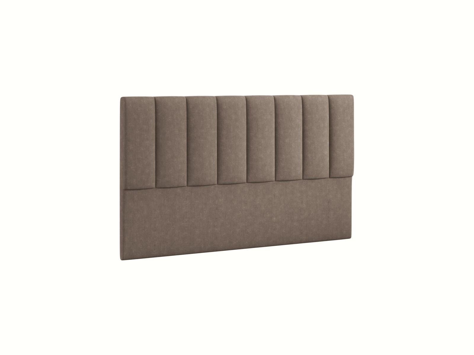 Elegantes Kopfteil Marl in 160 cm Breite, gefertigt von Micadoni, in stilvollem Cappuccino-Liberty Design für Ihr Schlafzimmer.