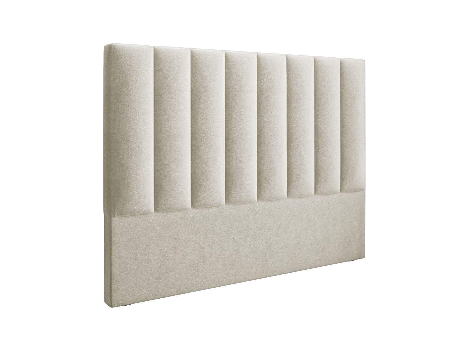 Marl Velour Headboard  in Light Beige präsentiert im Onlineshop von KAQTU Design AG. Zubehör Bett ist von Micadoni