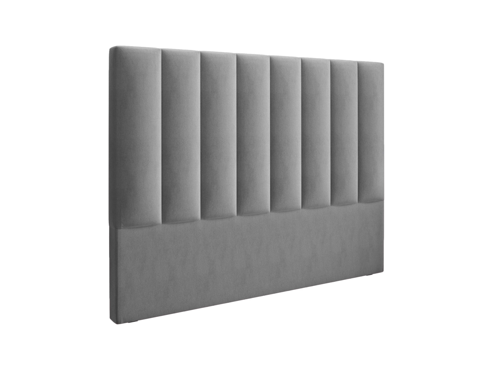 Marl Velour Headboard  in Light Grey präsentiert im Onlineshop von KAQTU Design AG. Zubehör Bett ist von Micadoni