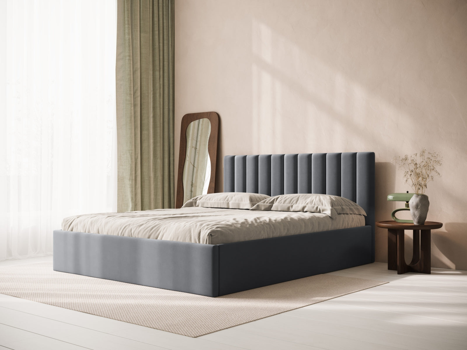 Erleben Sie das Alisson Velour Kopfteil von Micadoni – stilvolles Velours, elegantes Design und unvergleichlicher Komfort für Ihr Schlafzimmer.