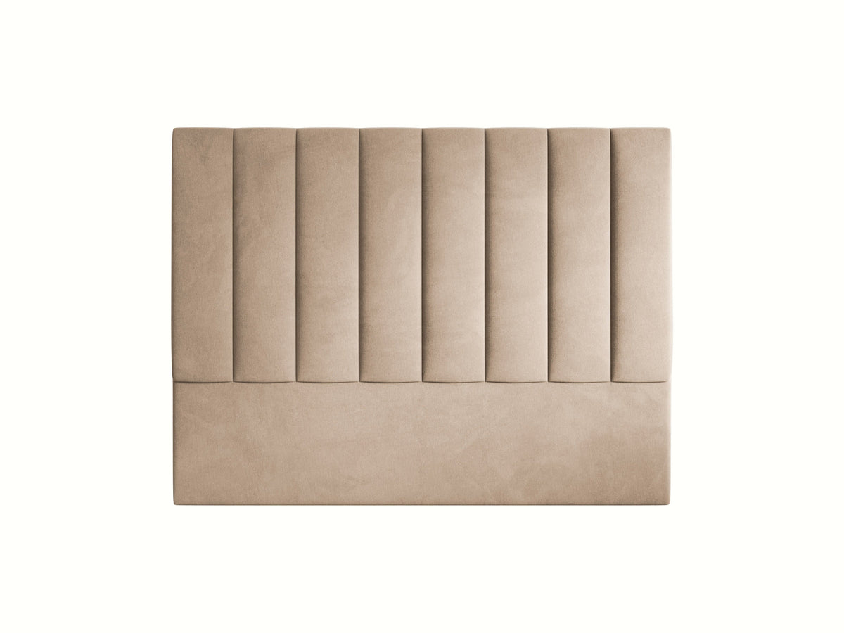 Kopfteil Marl 160cm in Almond Beige-Magic Velvet präsentiert im Onlineshop von KAQTU Design AG. Kopfteile ist von Micadoni