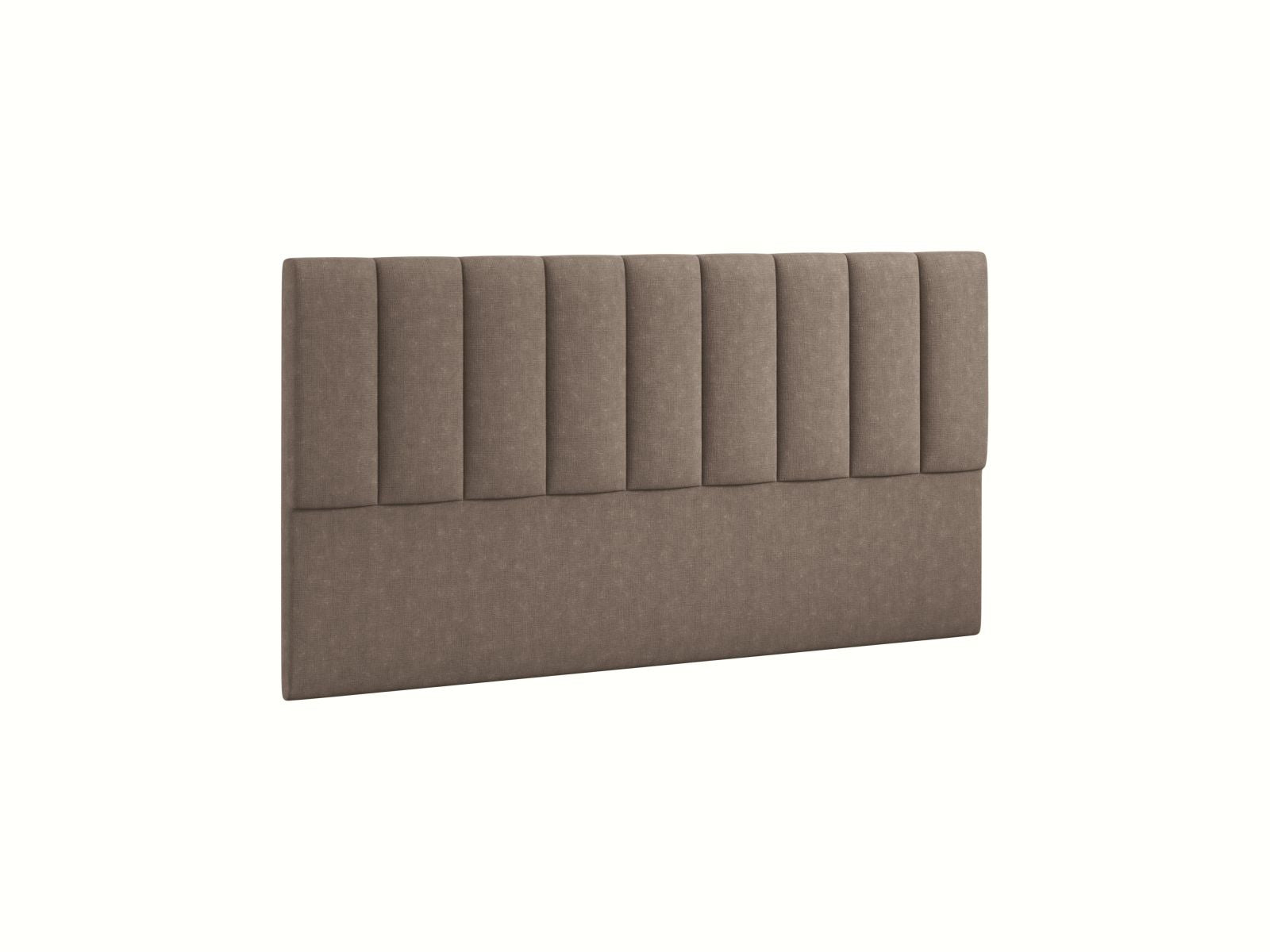 Elegantes Kopfteil Marl in 180 cm Breite, gefertigt von Micadoni, in stilvollem Cappuccino-Liberty Design für Ihr Schlafzimmer.