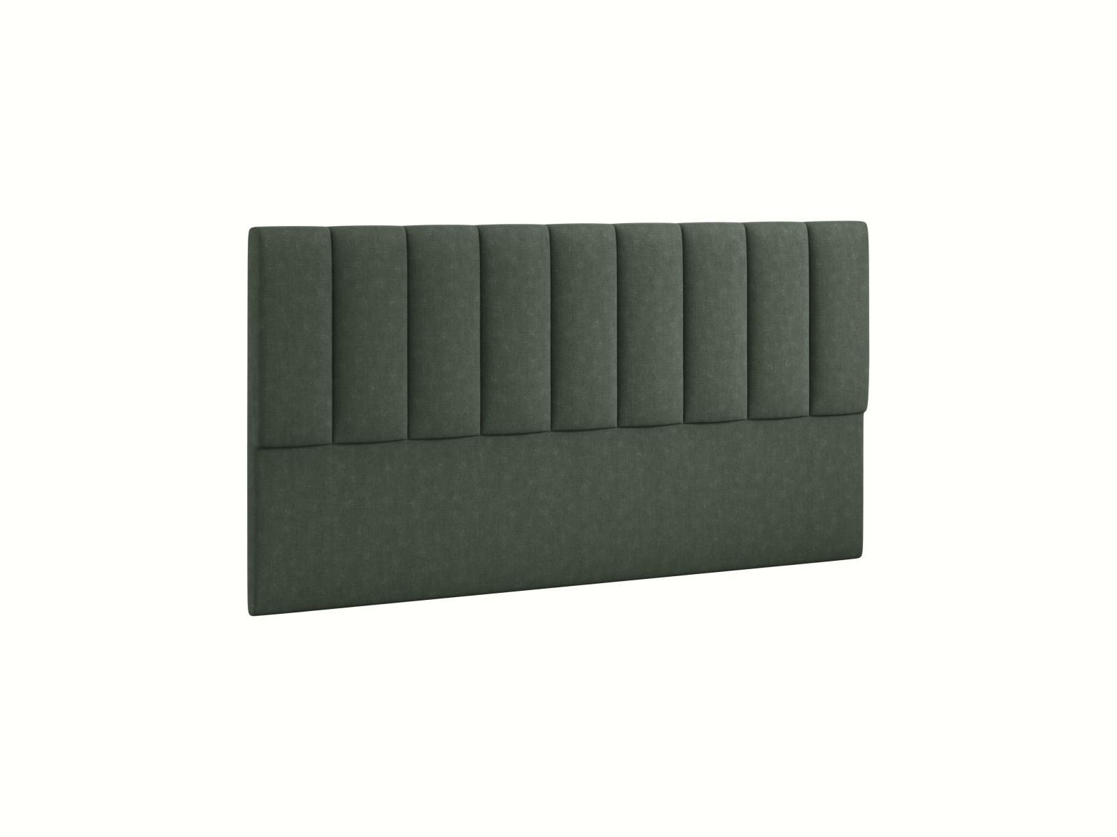 Elegantes Kopfteil Marl in 180 cm Breite, in einem stilvollen Moosgrün, ideal für moderne Schlafzimmergestaltung.