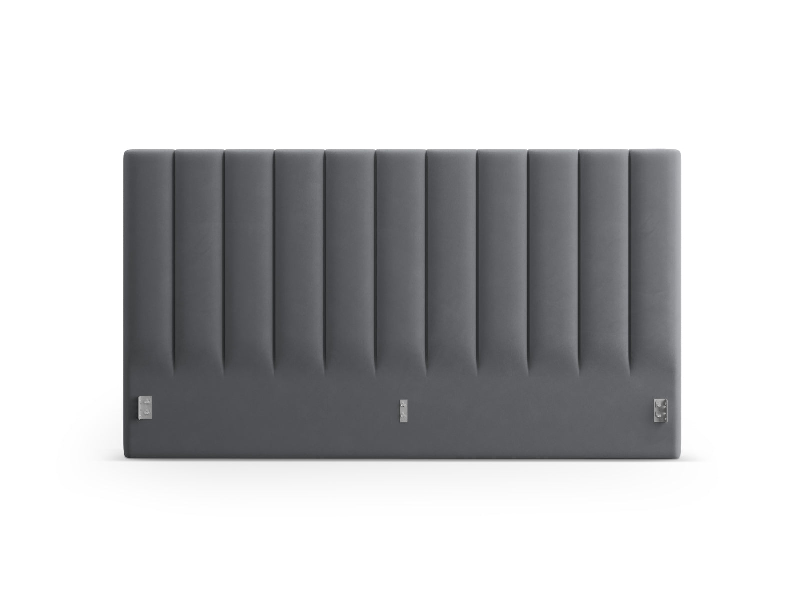 Alisson Velour Headboard  in Grey präsentiert im Onlineshop von KAQTU Design AG. Zubehör Bett ist von Micadoni