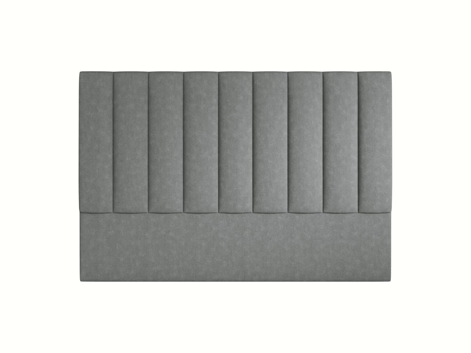 Elegantes Kopfteil Marl in 180 cm Breite, in modernem Grau, ideal für ein stilvolles Schlafzimmerambiente von Micadoni.