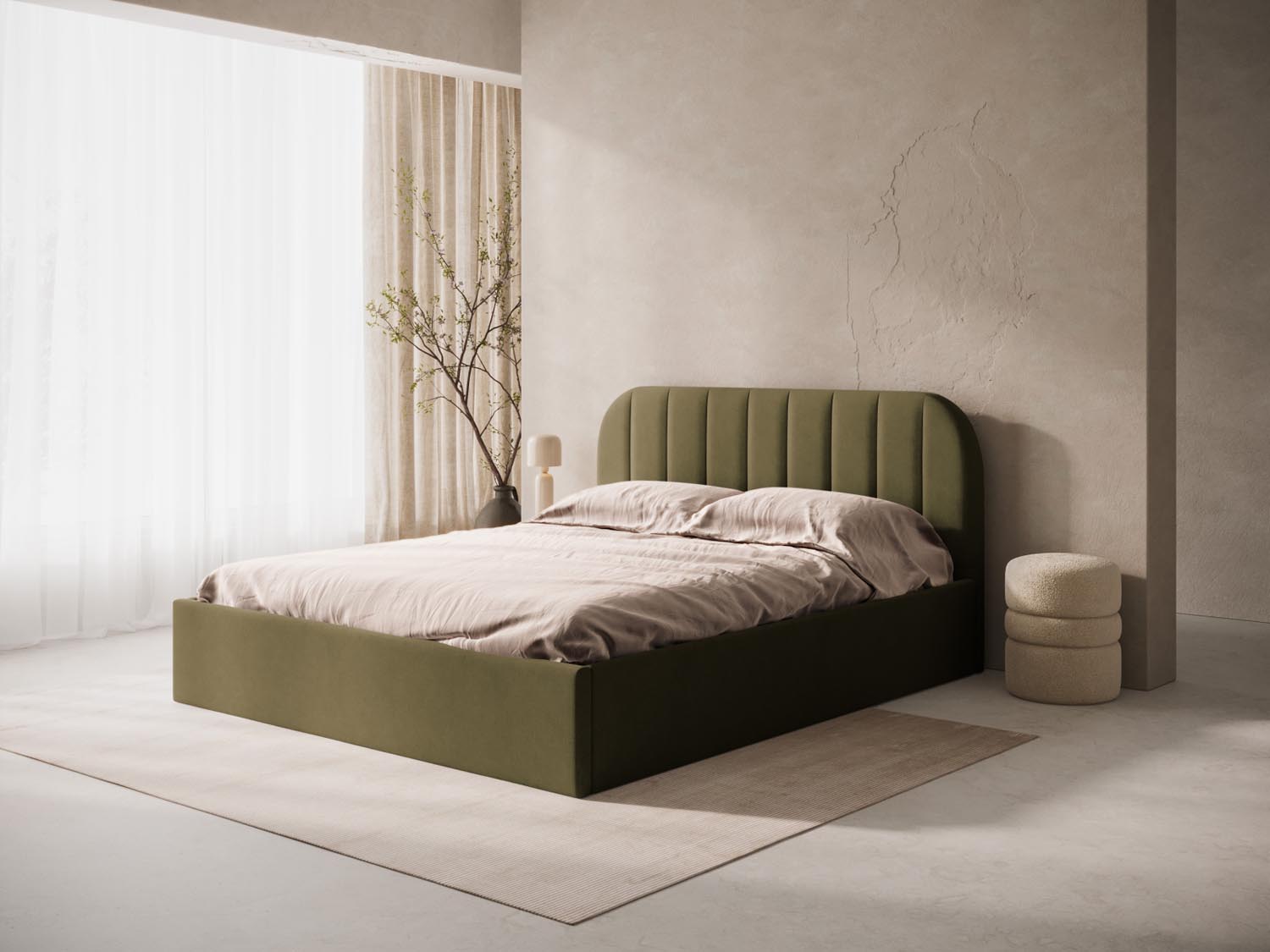 Billy Headboard  in Green präsentiert im Onlineshop von KAQTU Design AG. Zubehör Bett ist von Micadoni