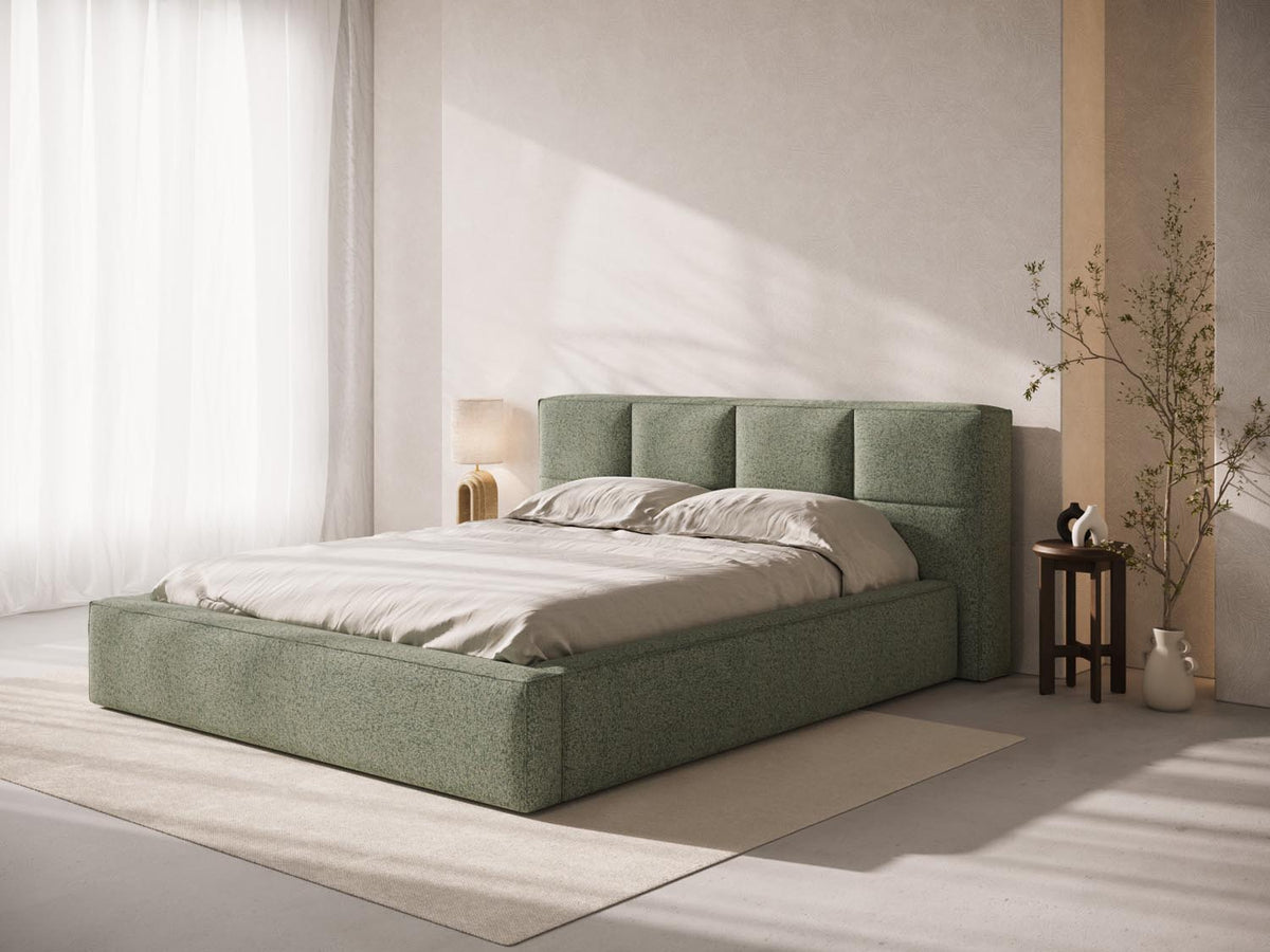 Darren Headboard in Moss Green Melange-Puente präsentiert im Onlineshop von KAQTU Design AG. Kopfteile ist von Micadoni