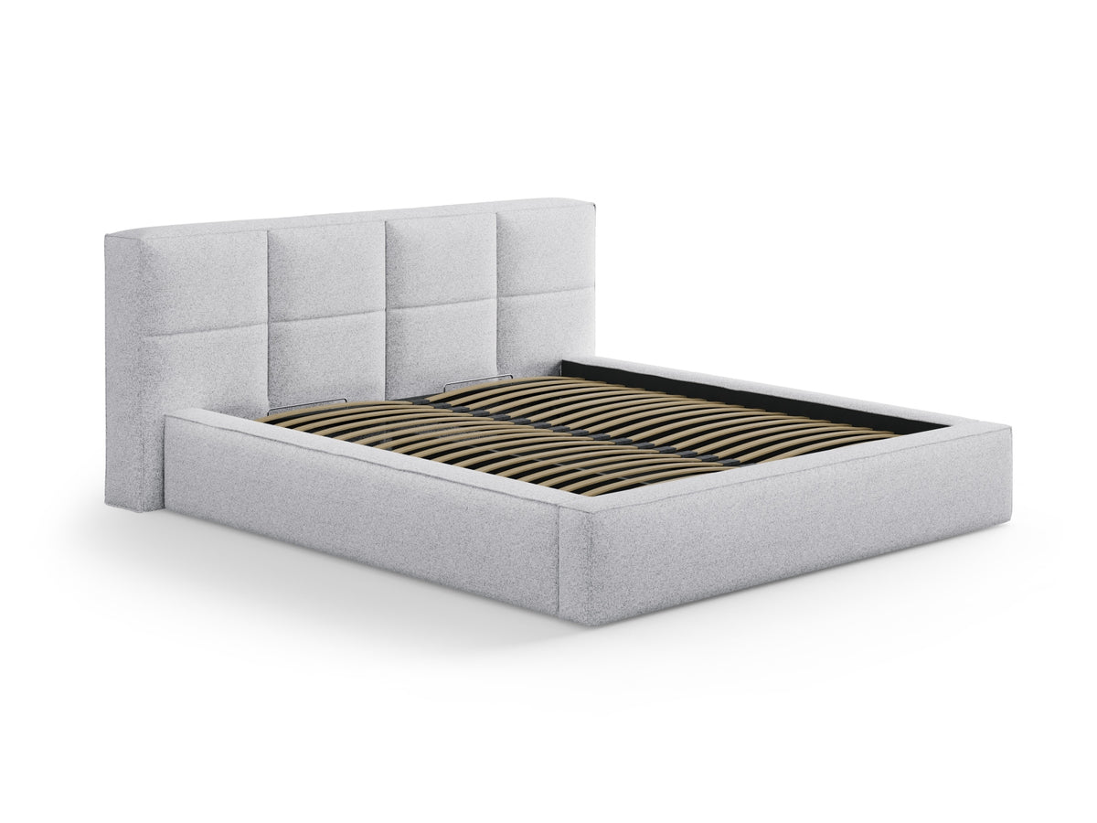 Darren Headboard in Light Grey Melange-Puente präsentiert im Onlineshop von KAQTU Design AG. Kopfteile ist von Micadoni