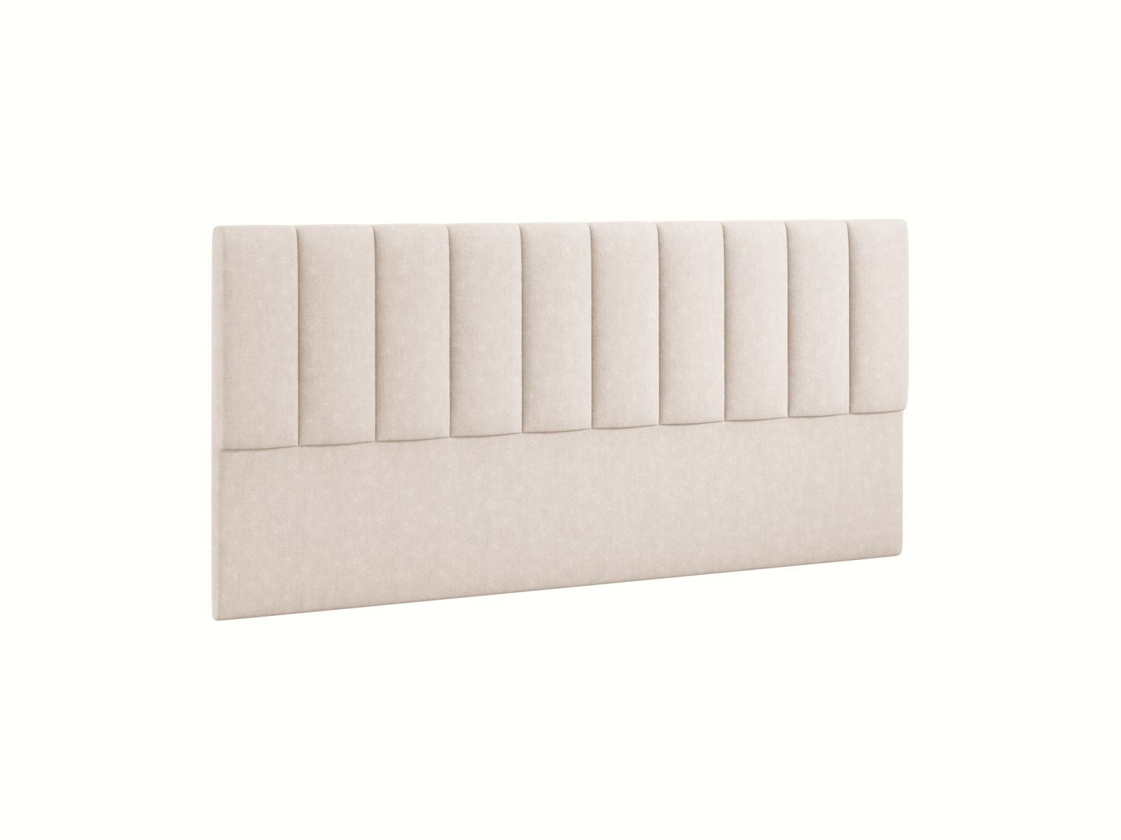 Elegantes Kopfteil Marl in sanftem Beige, 200 cm breit, ideal für stilvolle Schlafzimmergestaltung. Hochwertige Verarbeitung von Micadoni.