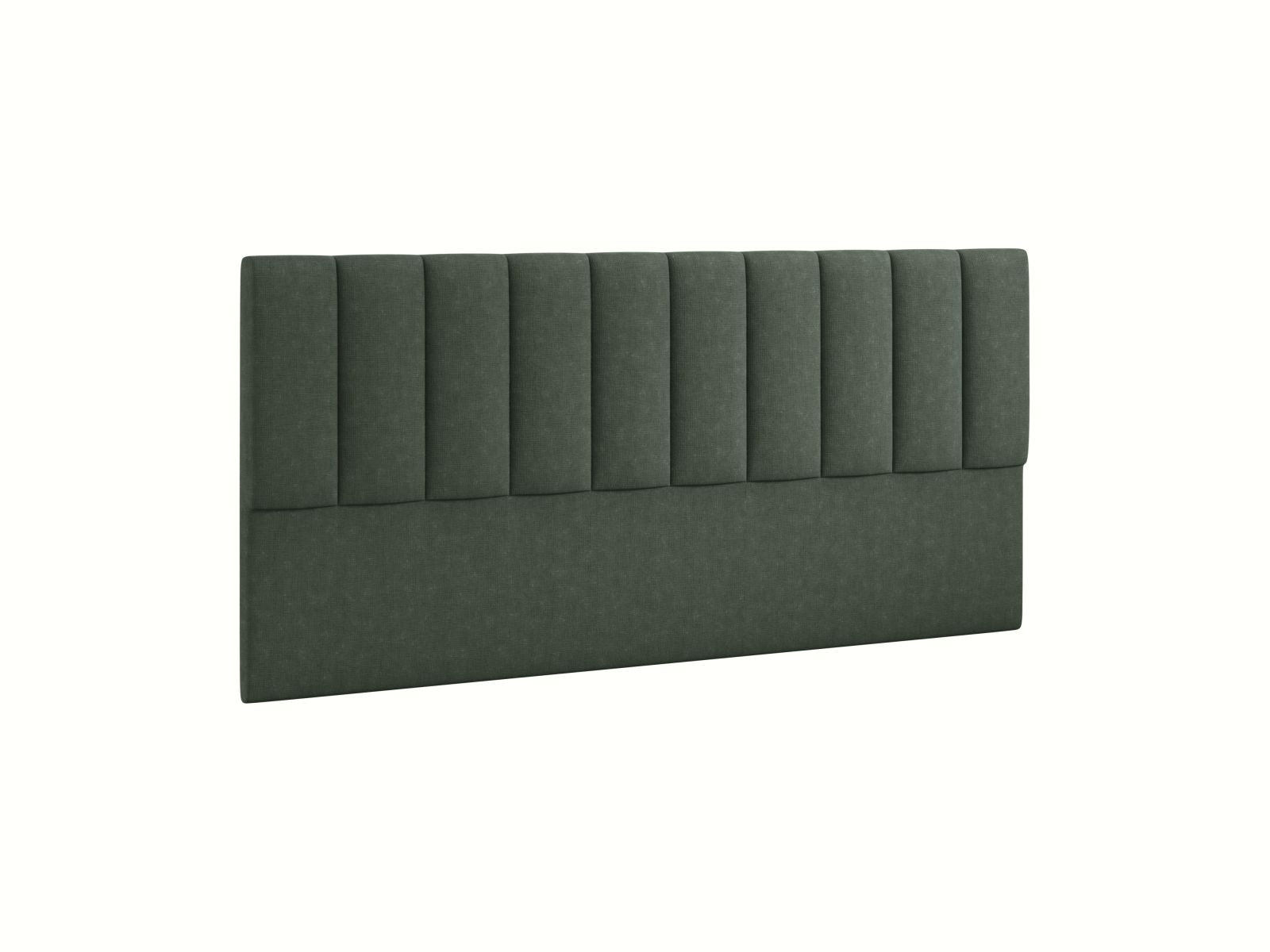 Elegantes Kopfteil Marl in 200 cm, in einem stilvollen Moosgrün, ideal für moderne Schlafzimmer, erhältlich bei KAQTU Design AG.