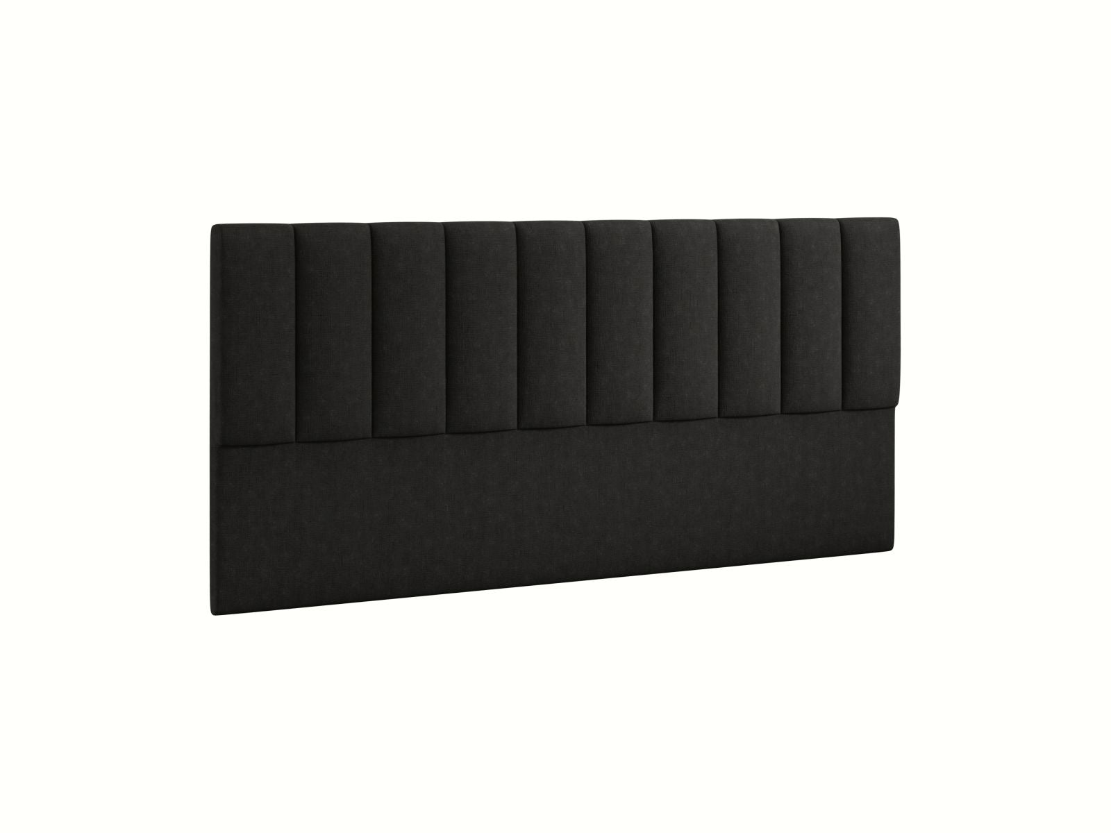 Elegantes Kopfteil Marl in 200 cm Breite, stilvolles Design in Black-Liberty, ideal für moderne Schlafzimmer von Micadoni.