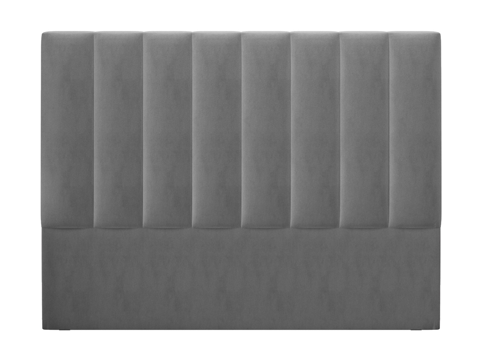 Marl Velour Headboard  in Light Grey präsentiert im Onlineshop von KAQTU Design AG. Zubehör Bett ist von Micadoni