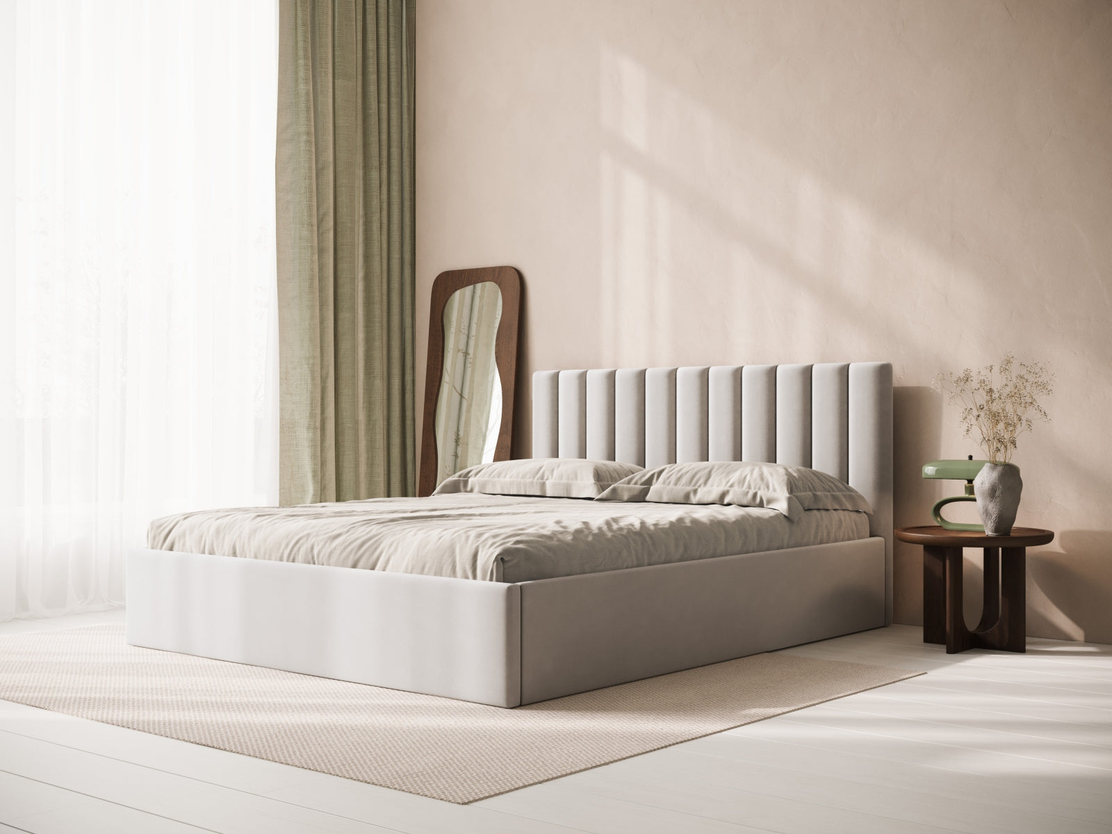 Erleben Sie das Alisson Velour Kopfteil von Micadoni – stilvolles Velours, elegantes Design und unvergleichlicher Komfort für Ihr Schlafzimmer.