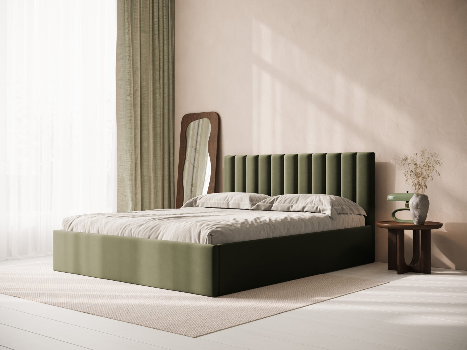 Erleben Sie das Alisson Velour Kopfteil von Micadoni – stilvolles Velours, elegantes Design und unvergleichlicher Komfort für Ihr Schlafzimmer.