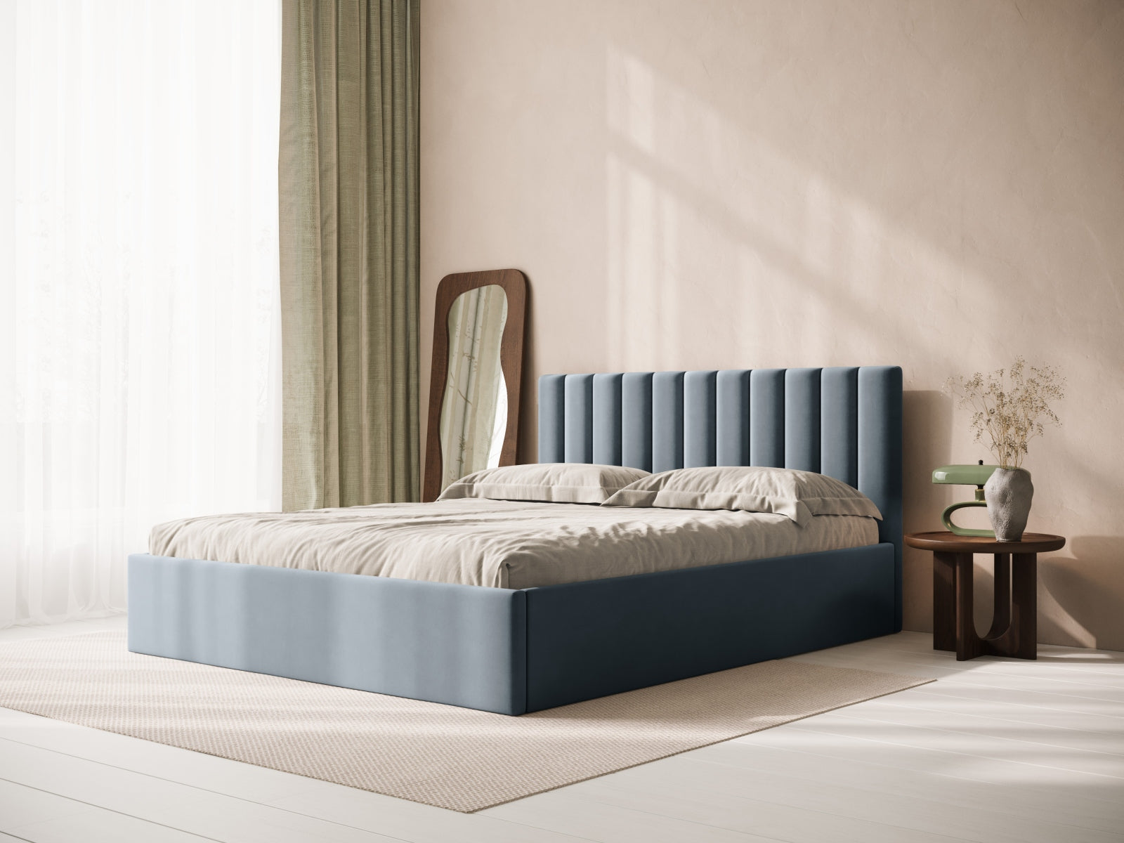 Erleben Sie das Alisson Velour Kopfteil von Micadoni – stilvolles Velours, elegantes Design und unvergleichlicher Komfort für Ihr Schlafzimmer.