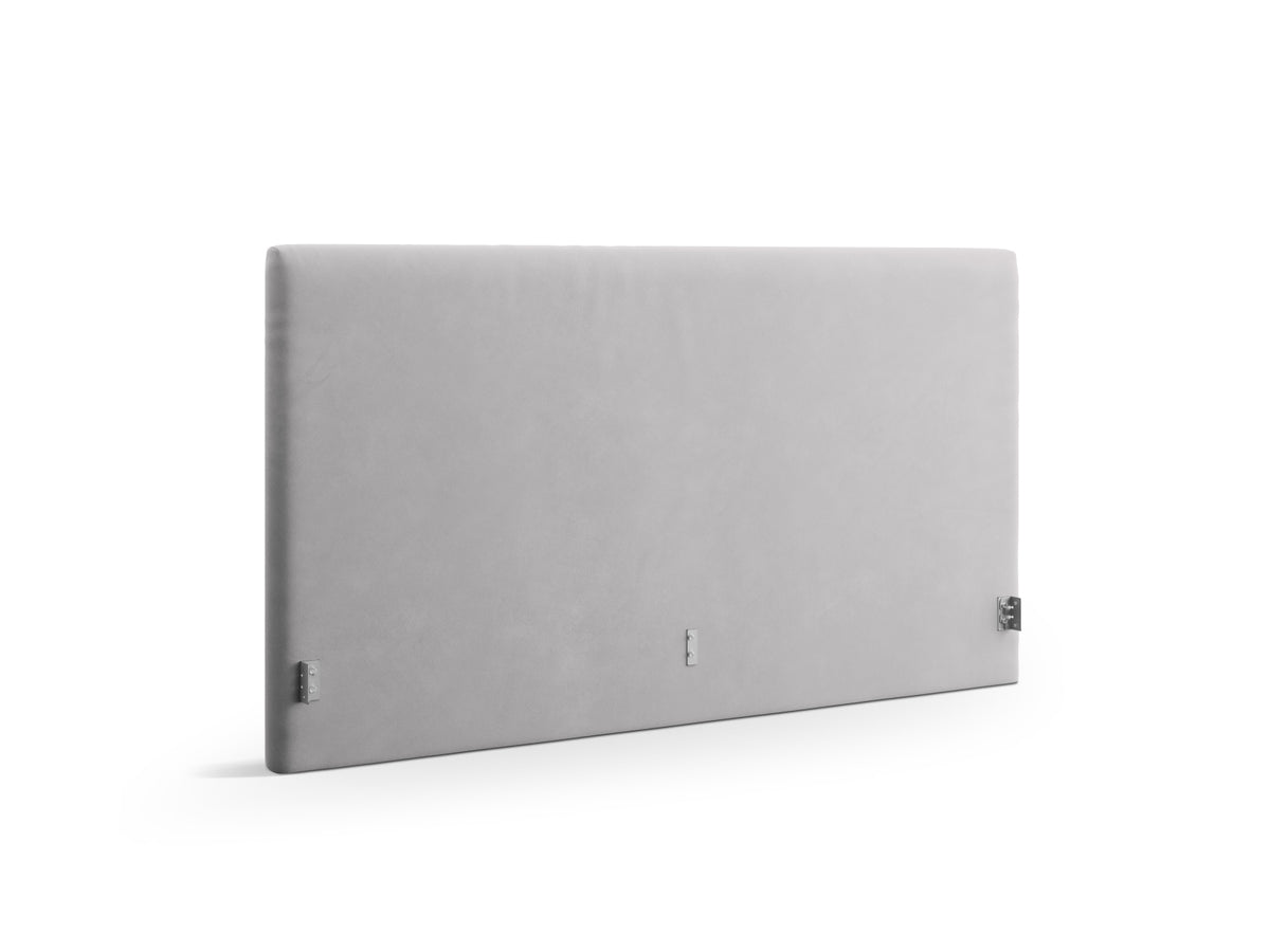 Remo Velour Headboard in Silver-Bluvel präsentiert im Onlineshop von KAQTU Design AG. Kopfteile ist von Micadoni