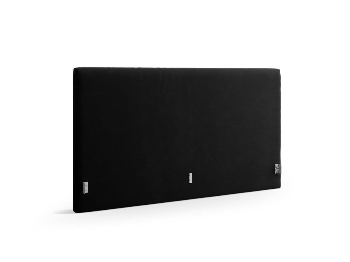 Remo Velour Headboard in Black-Bluvel präsentiert im Onlineshop von KAQTU Design AG. Kopfteile ist von Micadoni