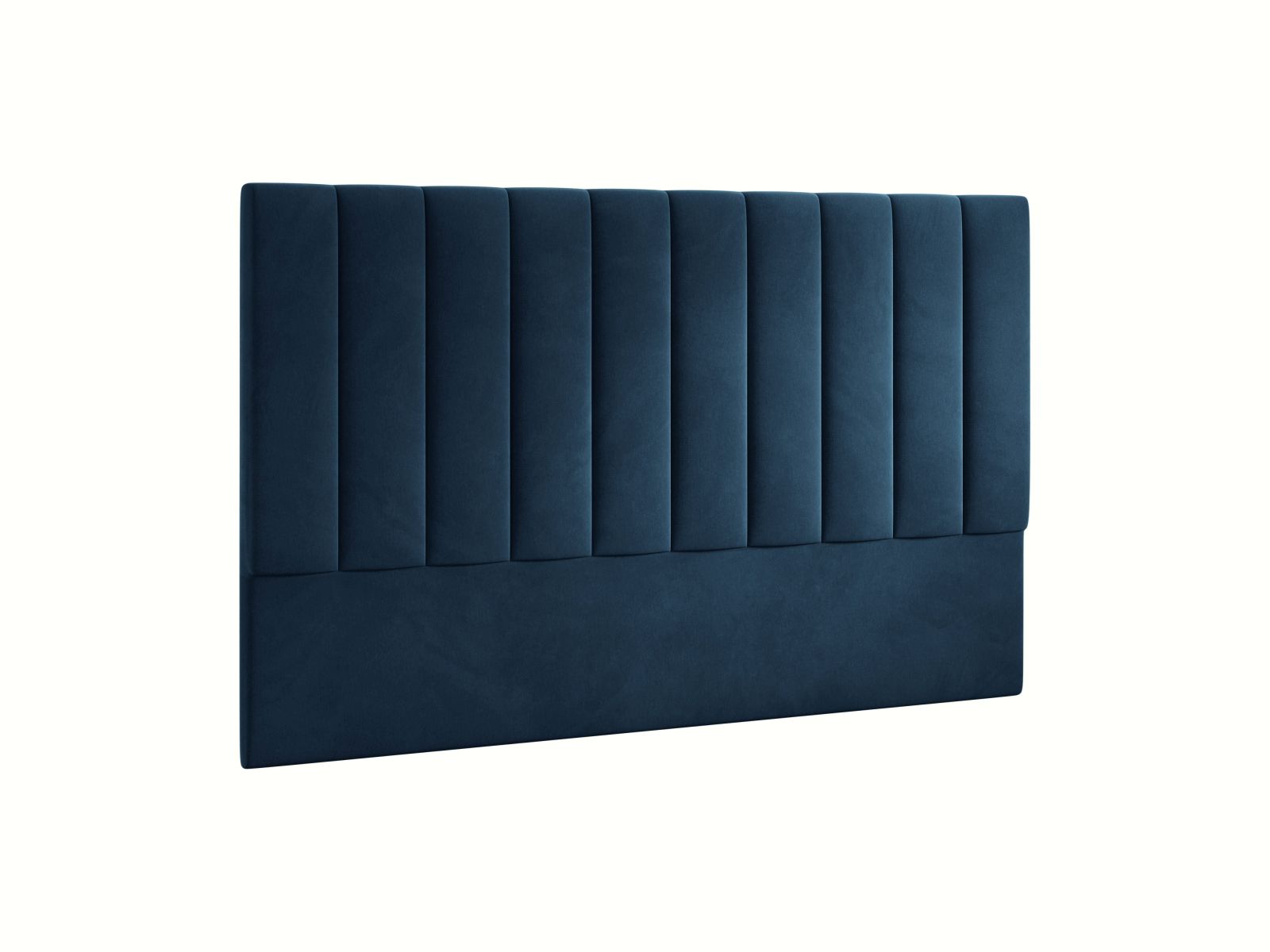 Stilvolles Kopfteil Marl in edlem Navy Blue, gefertigt aus hochwertigem Magic Velvet, perfekt für Betten bis 200 cm Breite.