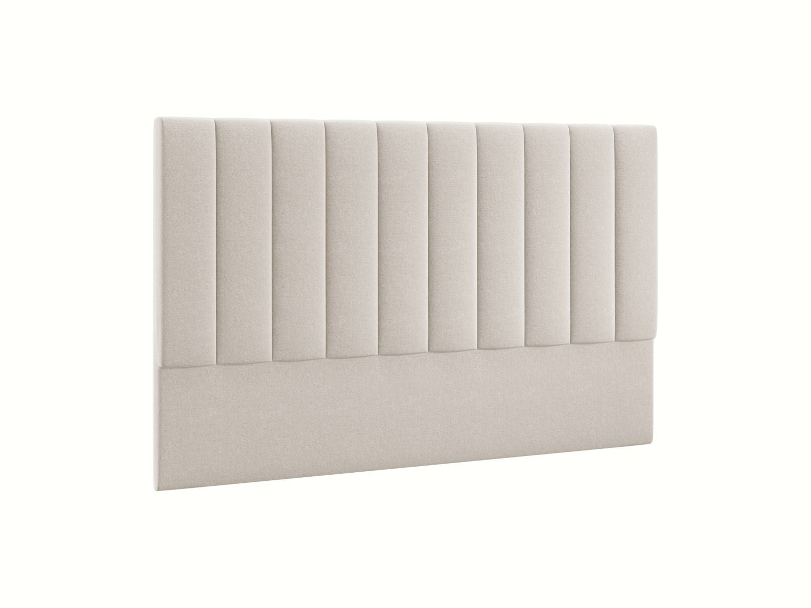 Stilvolles Kopfteil Marl in sanftem Dunkelbeige, 200 cm breit, perfekt für moderne Schlafzimmer. Hochwertige Verarbeitung von Micadoni.