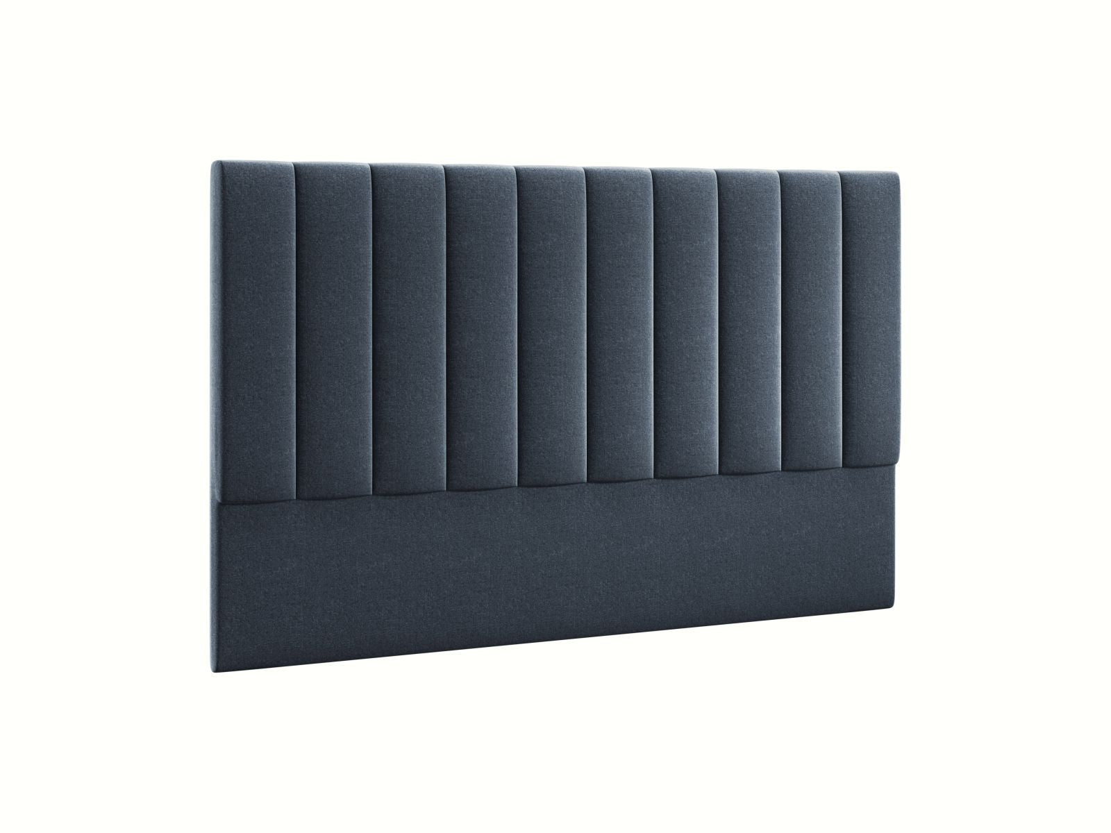 Stilvolles Kopfteil Marl in tiefem Navy Blue, 200 cm breit, perfekt für moderne Schlafzimmer. Hochwertige Materialien von Micadoni.