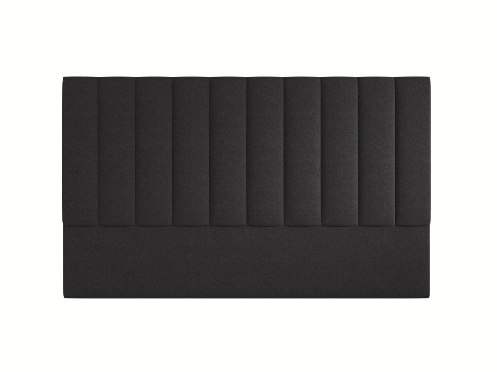 Elegantes Kopfteil Marl in stilvollem Anthrazit, 200 cm breit, ideal für ein modernes Schlafzimmer. Hochwertige Verarbeitung von Micadoni.