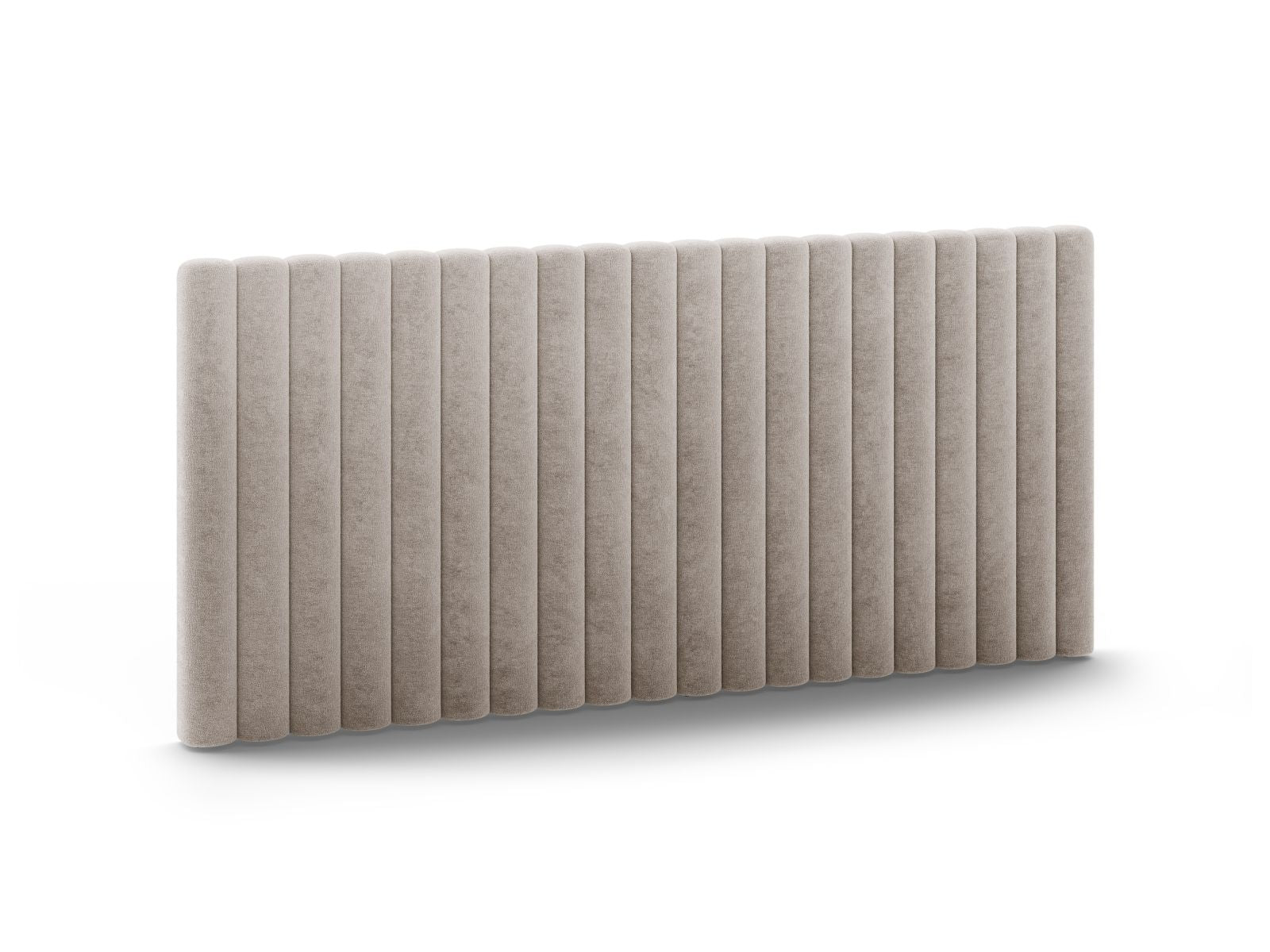 Elegantes Kopfteil Mistero in sanftem Beige, 200 cm breit, ideal für stilvolle Schlafzimmergestaltung. Hochwertige Verarbeitung von Micadoni.