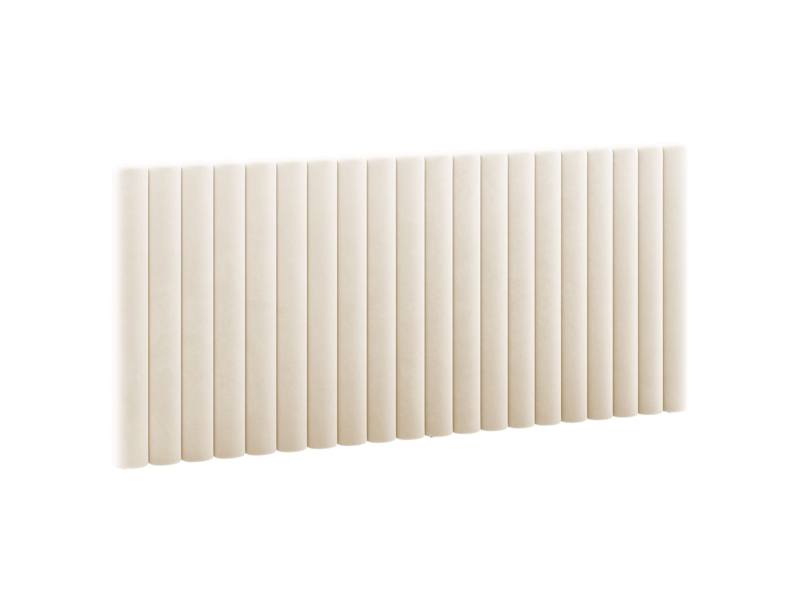 Elegantes Kopfteil Mistero in sanftem Beige, 200 cm breit, ideal für stilvolle Schlafzimmergestaltung. Hochwertige Verarbeitung von Micadoni.