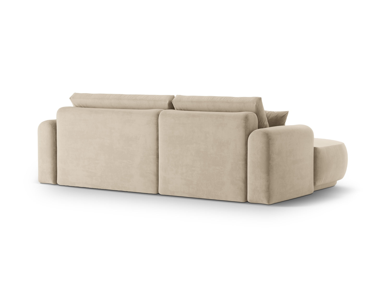 Entdecken Sie das elegante Ella Velour Ecksofa links von Micadoni. Dieses 5-Sitzer Sofa bietet eine Schlaffunktion und cleveren Stauraum für Ihr Zuhause.