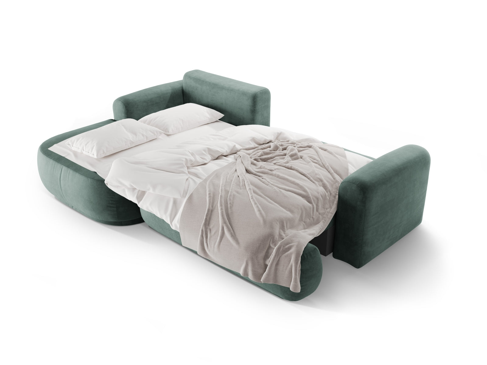 Erleben Sie das stilvolle Ella Velour Ecksofa links von Micadoni. Dieses 5-Sitzer Sofa vereint Schlaffunktion und praktischen Stauraum für maximalen Komfort.