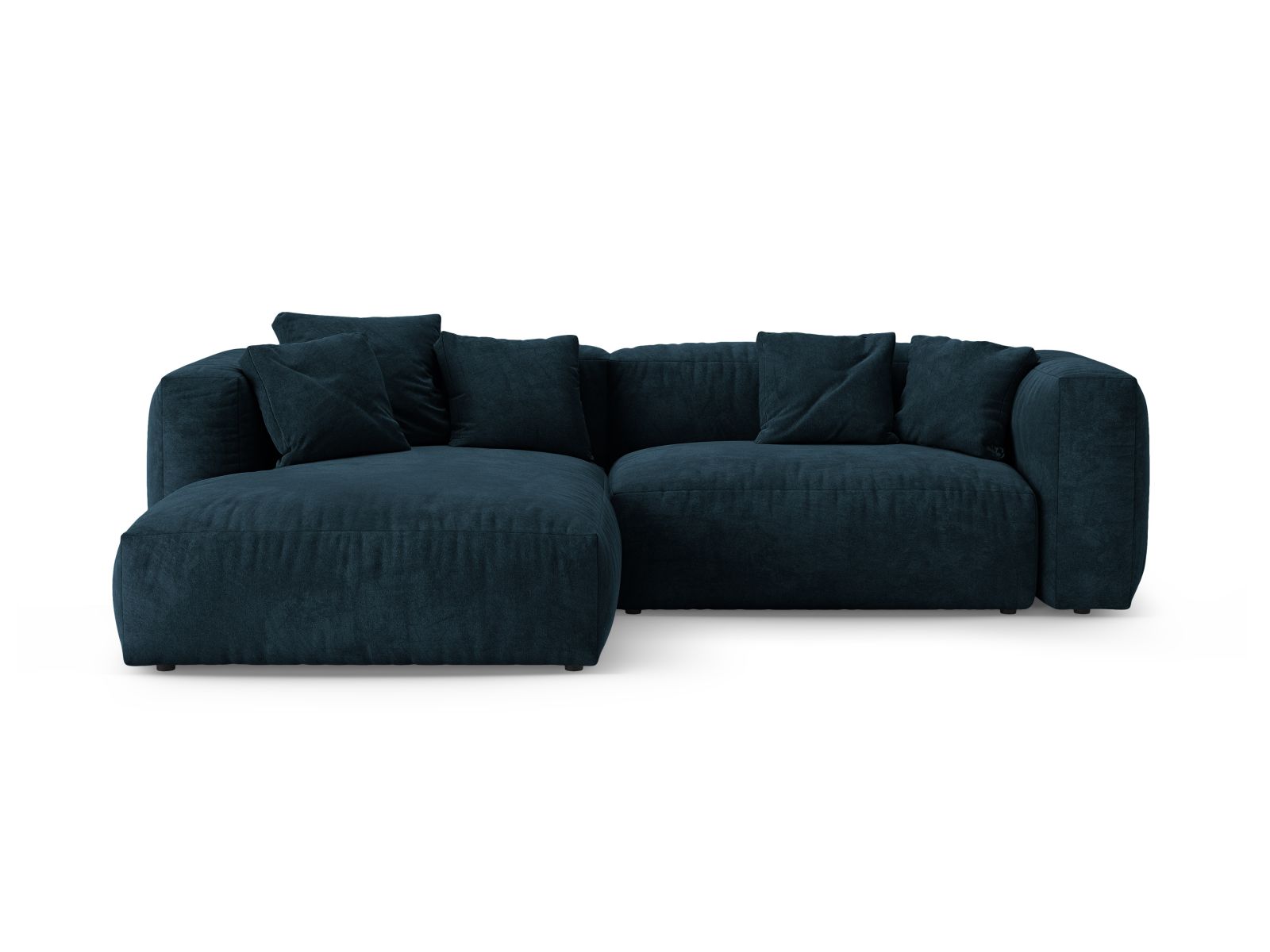 4-Sitzer Ecksofa links mit Schlaffunktion Martina in Deep Petrol-Vogue präsentiert im Onlineshop von KAQTU Design AG. Bettsofa links ist von Micadoni