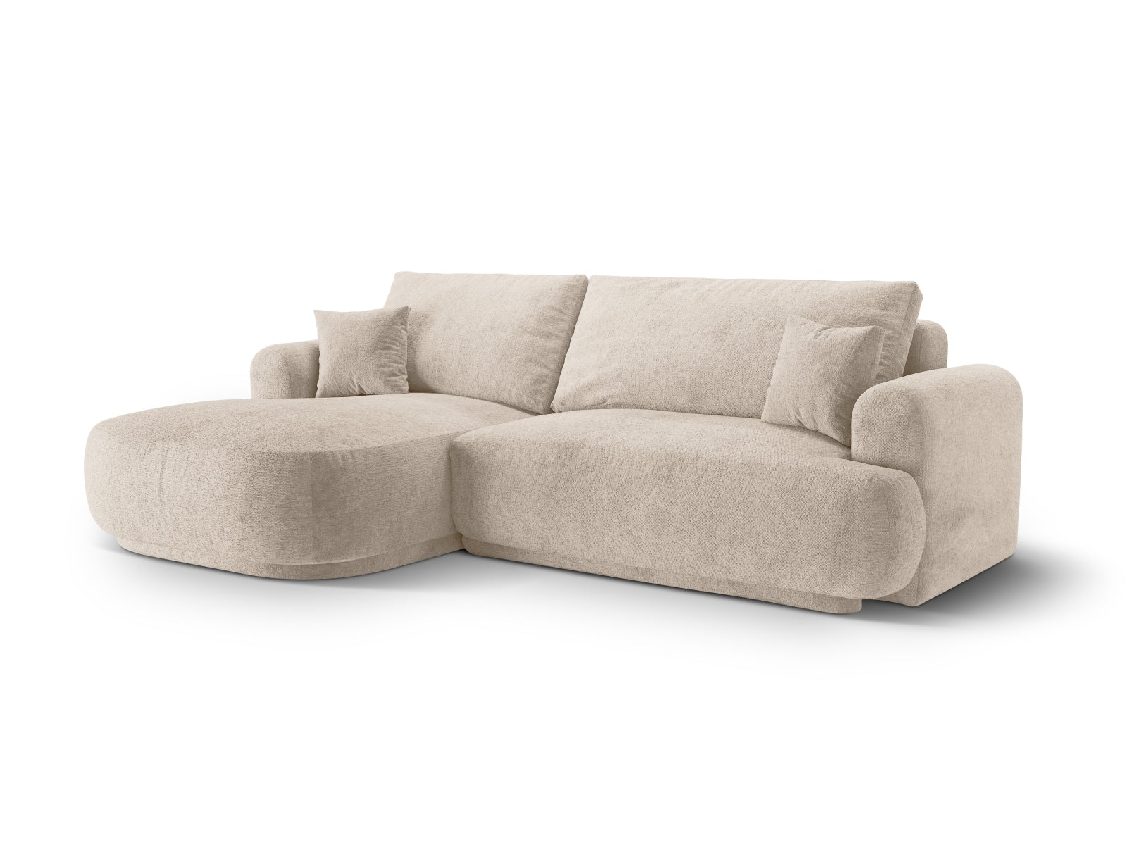 Entdecken Sie das Ella Ecksofa von Micadoni: elegantes 5-Sitzer Sofa mit Schlaffunktion und integriertem Stauraum für maximalen Komfort.