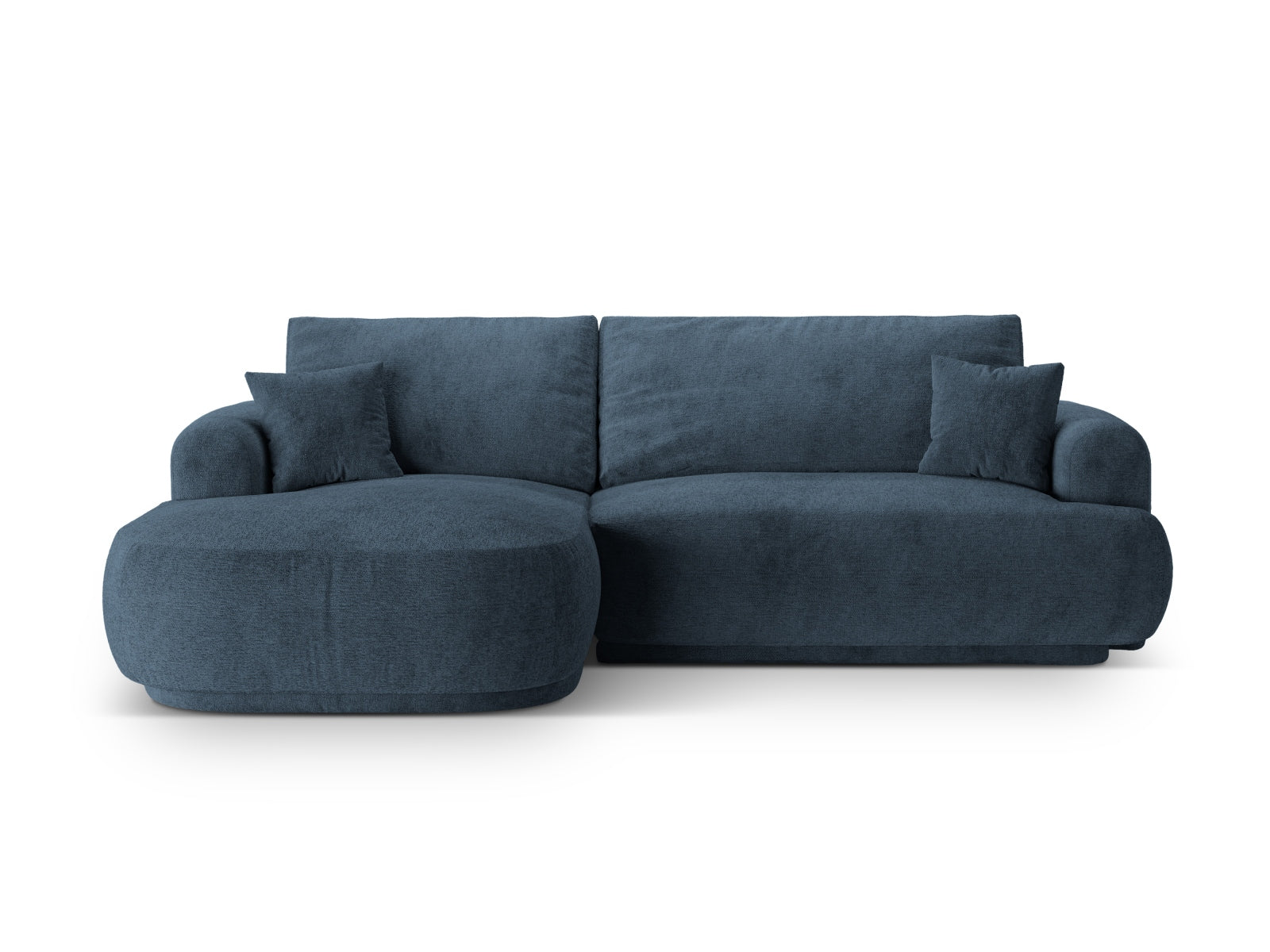 Ella Modulares Ecksofa rechts links mit Schlaffunktion und Stauraum 5 Sitzer in Dark Blue präsentiert im Onlineshop von KAQTU Design AG. Ecksofa rechts ist von Micadoni